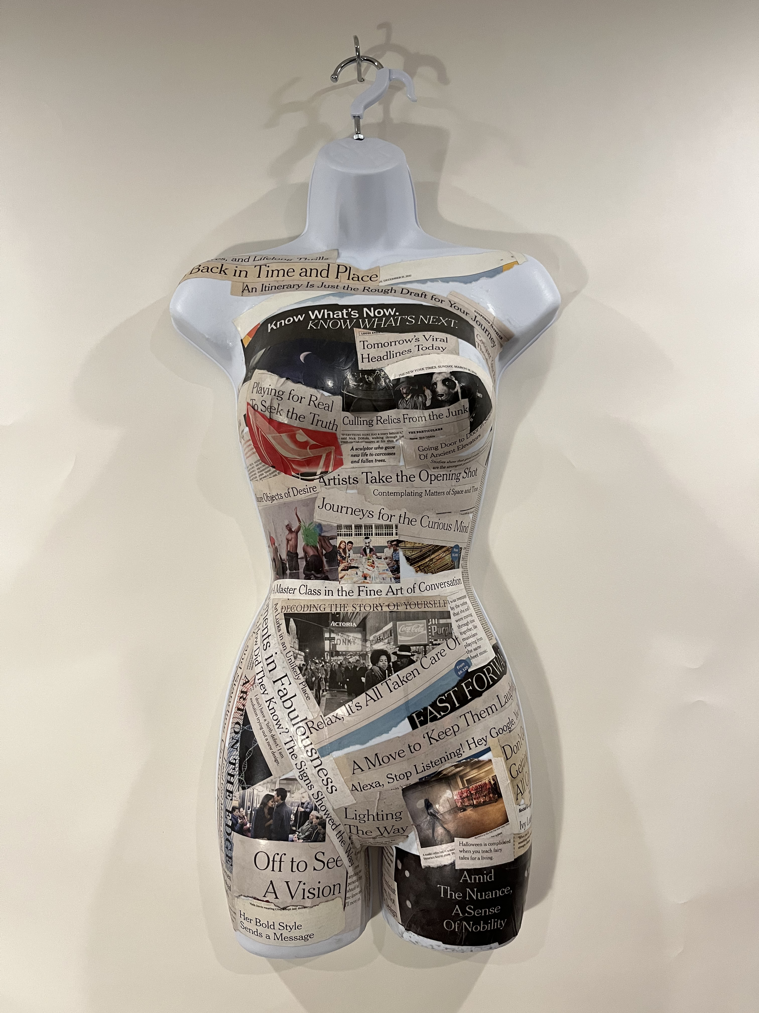 2016-2019 Journeys, NY Times newsprint, c 2025