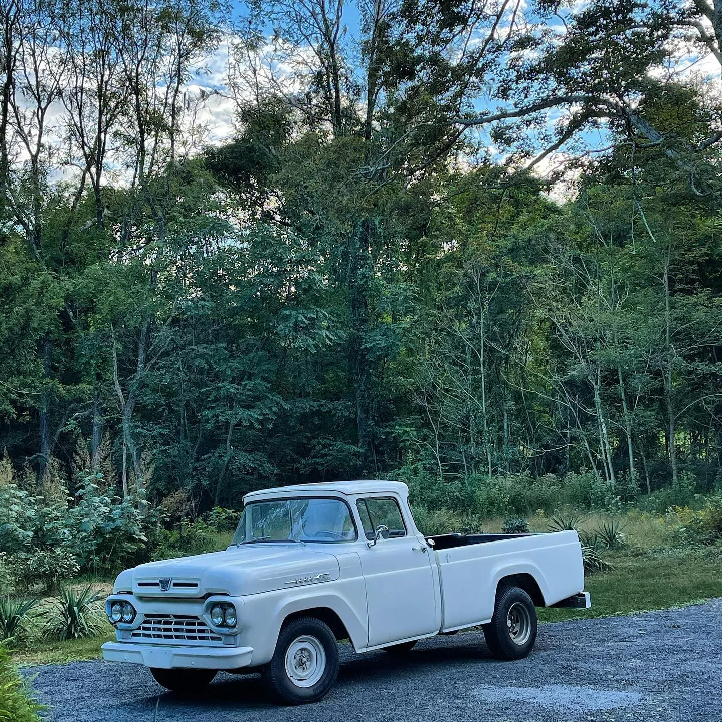 Every farm needs a truck. Our 1960 Ford F-150 does the heavy lifting so we don&rsquo;t have to. 🛻 
.
.
.
.
.
.
#fordf150 #farmtruck #vintagecars #zimmermannfarm #dingmansferry