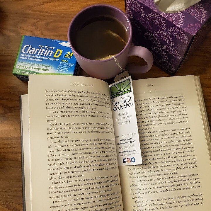 It's that time of year again where I need some extra allergy meds, tea, and tissues. On top of wanting to curl up with a good book because I can't seem to focus on anything else due to the congestion and fog.

#QOTD - are you an allergy sufferer? Or,