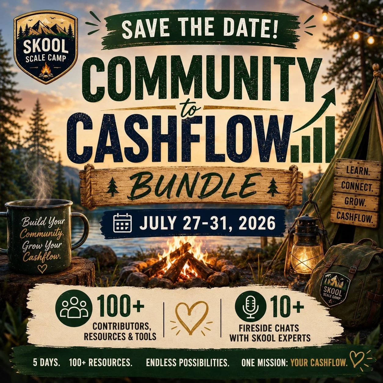 Something exciting is happening this July... 🌿

The Community to Cashflow Bundle brings together 100+ women business owners, creators, coaches, and community builders to share resources, trainings, tools, templates, and opportunities designed specif
