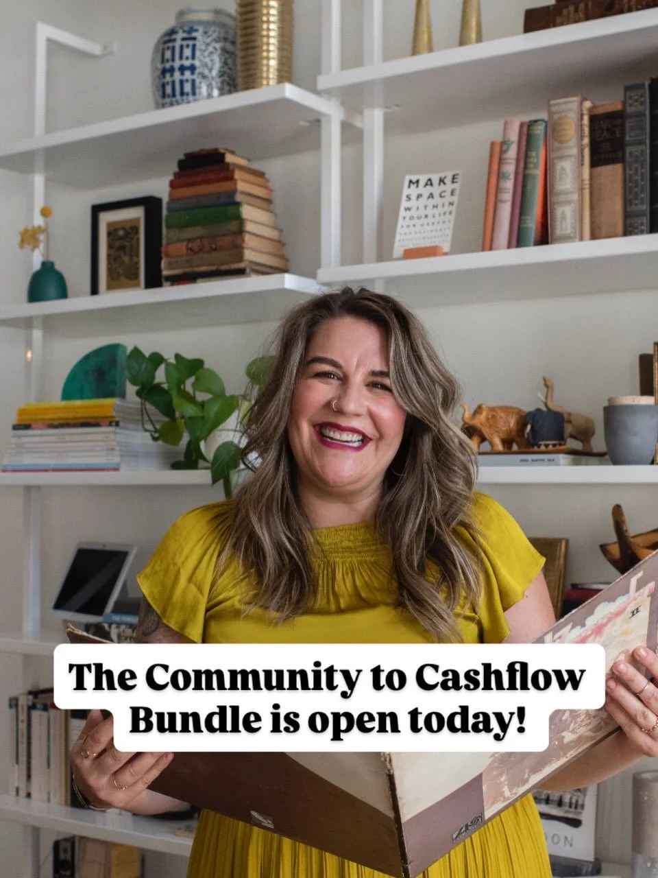 The Community to Cashflow Bundle opens TODAY! 🥳

One of my favorite things about this bundle isn't the resources.

It's the brilliant women behind them.

The Community to Cashflow Bundle brings together 100+ women business owners across every indust