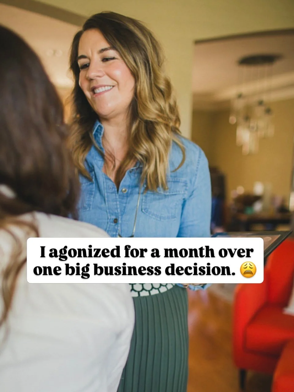 I agonized for a month over one decision, and my nervous system held onto the fear of it for months after. Swipe through 👉

I'm teaching you how to recognize this pattern (and move through it) in my free live training, Scale With Ease, September 10t