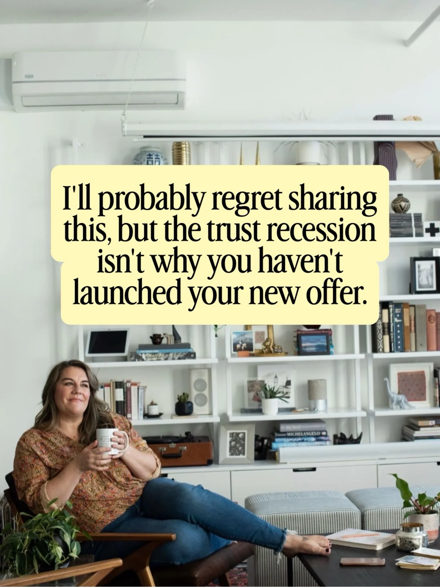 DM me CAPACITY and I'll send you the priority list link for the next Wealth Capacity Method cohort 👇

Everyone's blaming the trust recession right now. And yes, people need to know more about you and how you can help them before they buy.

But if yo