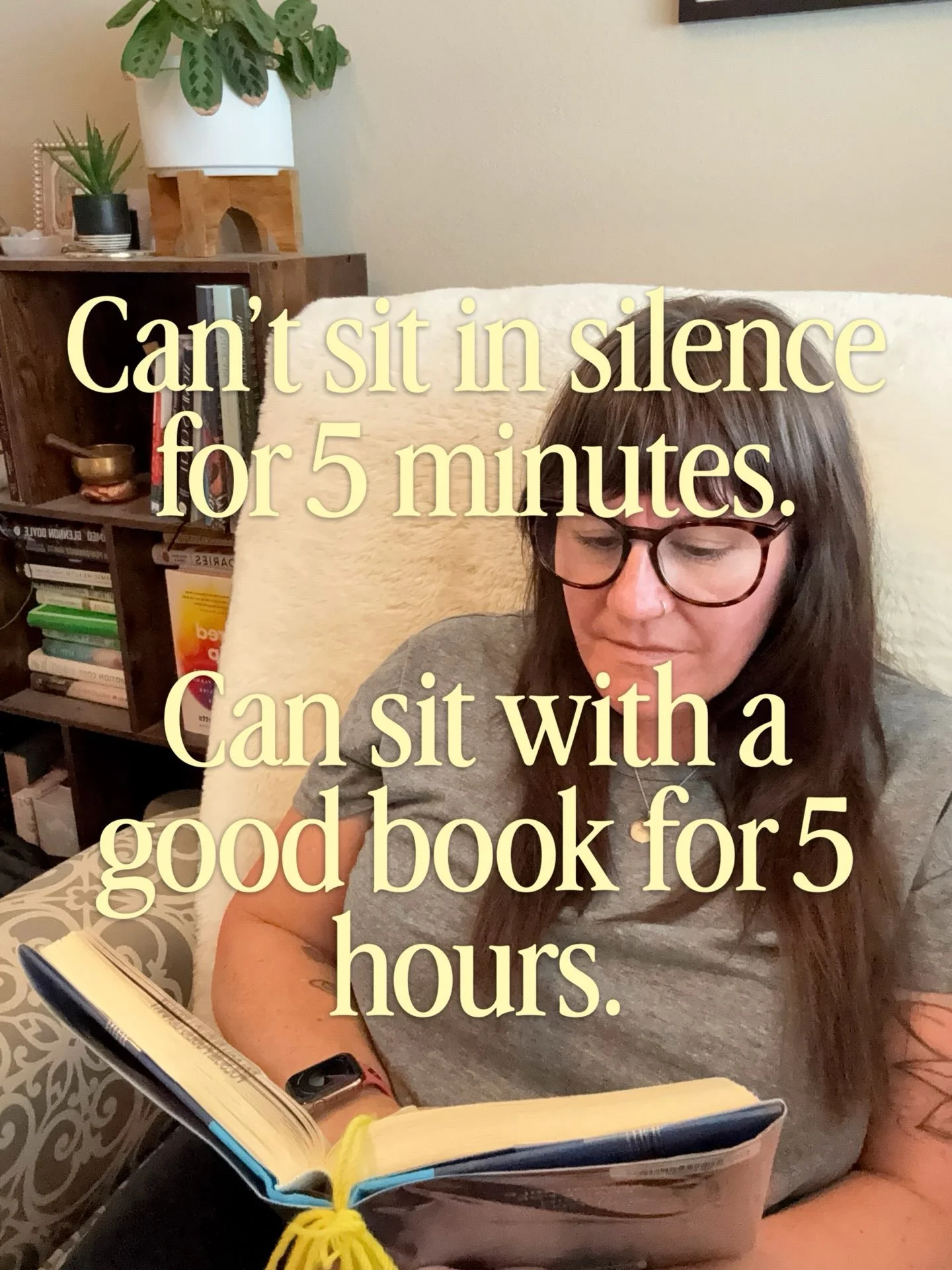 For years I thought I was "bad" at relaxing because I couldn't sit in silence and meditate.

Turns out my nervous system just needed a different way in.

A good book. A guided hypnosis or meditation. A breathwork session where I'm not left 