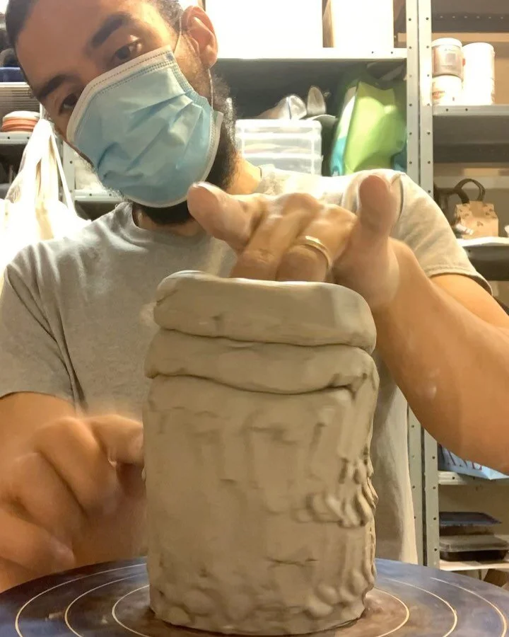 Made a new bottle.  Im finally getting around to exploring some of the forms that I saw at the Morandi show last month.