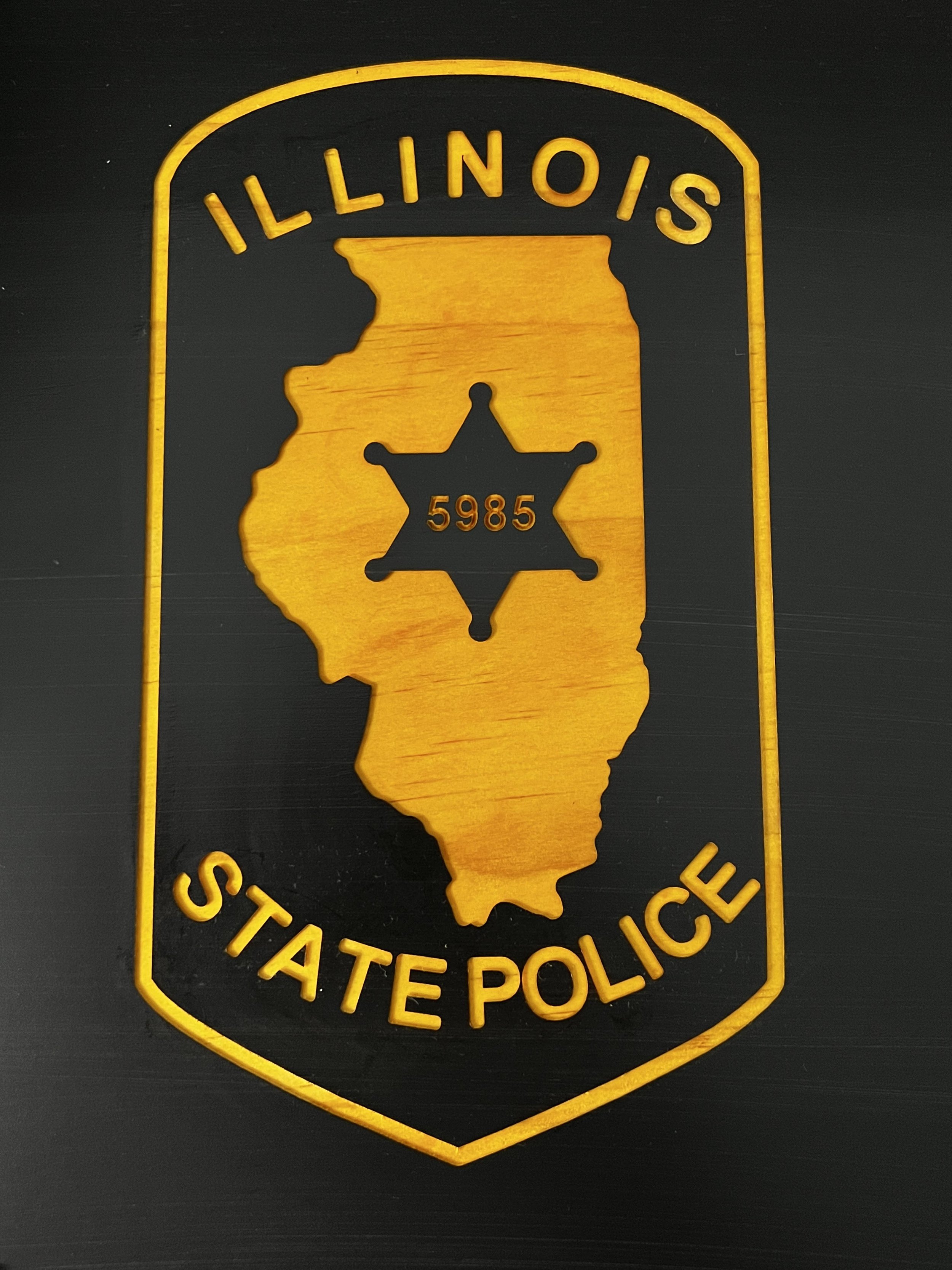 Illinois State Police Custom Blue Line Flag PRE-ORDER — It All Started ...