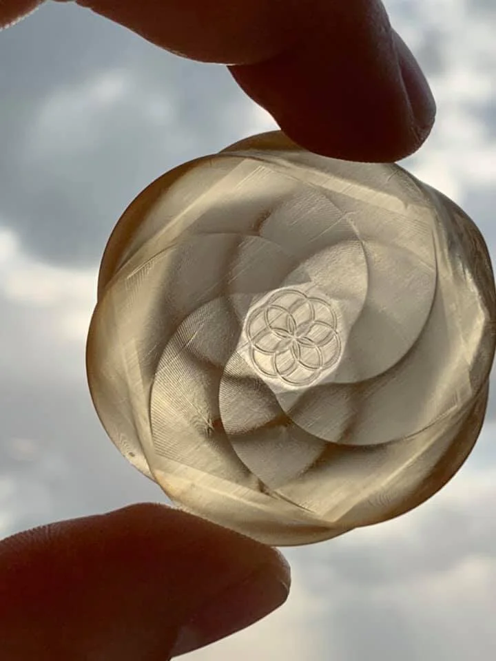 3D Printing Epoxy Resin Sacred Spins