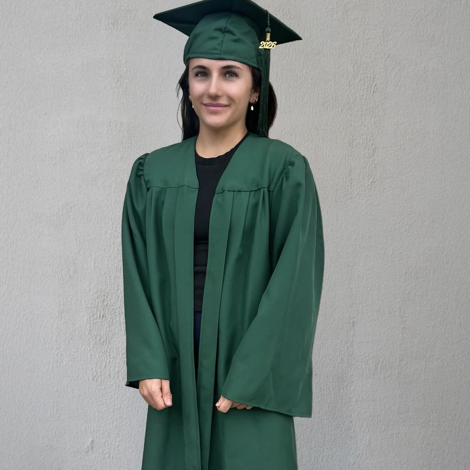 Discount Gown Open Front Matte Dark Green set.jpg