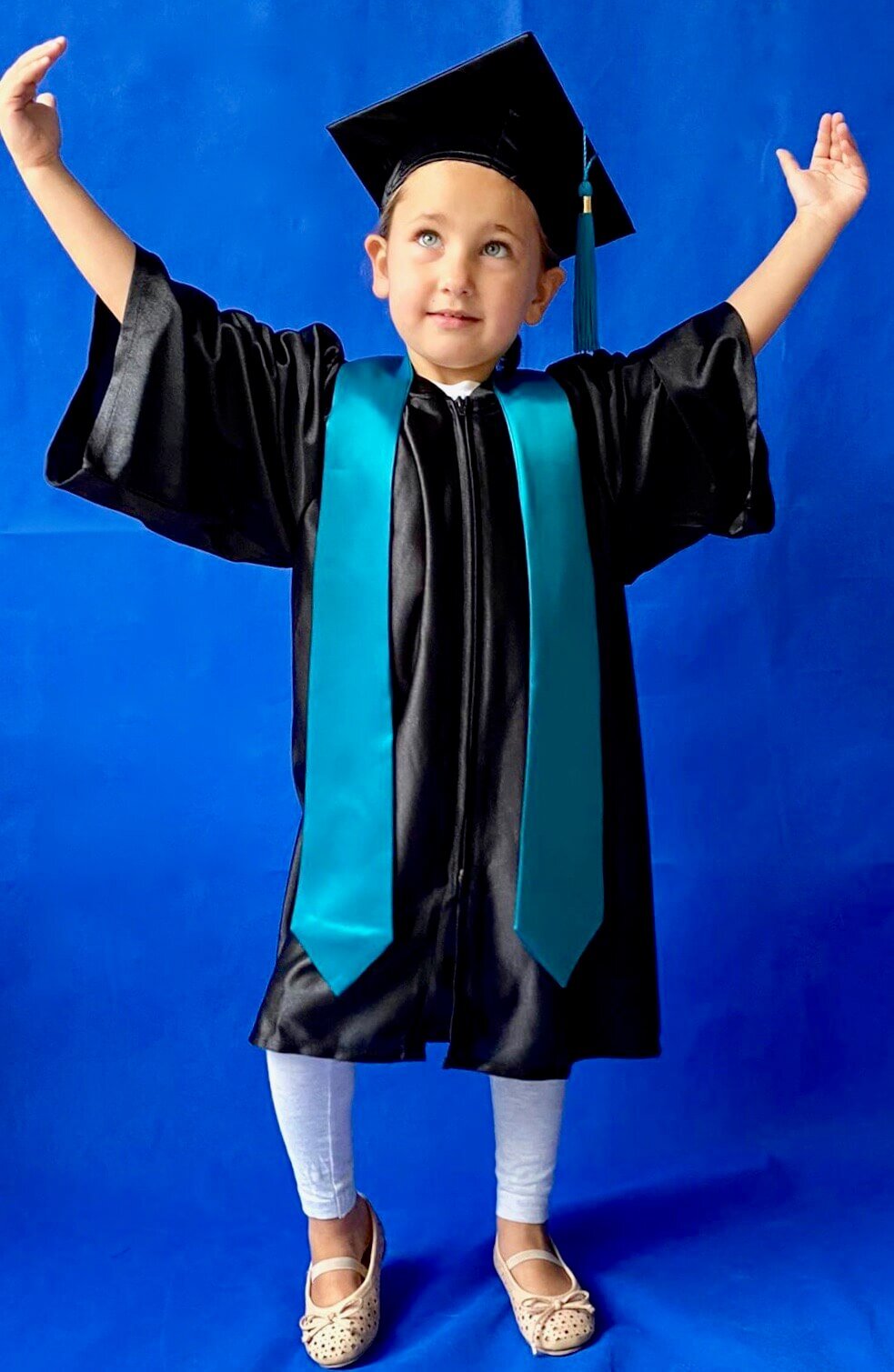 Matte White Child Graduation Cap, Gown and Tassel - Etsy Australia