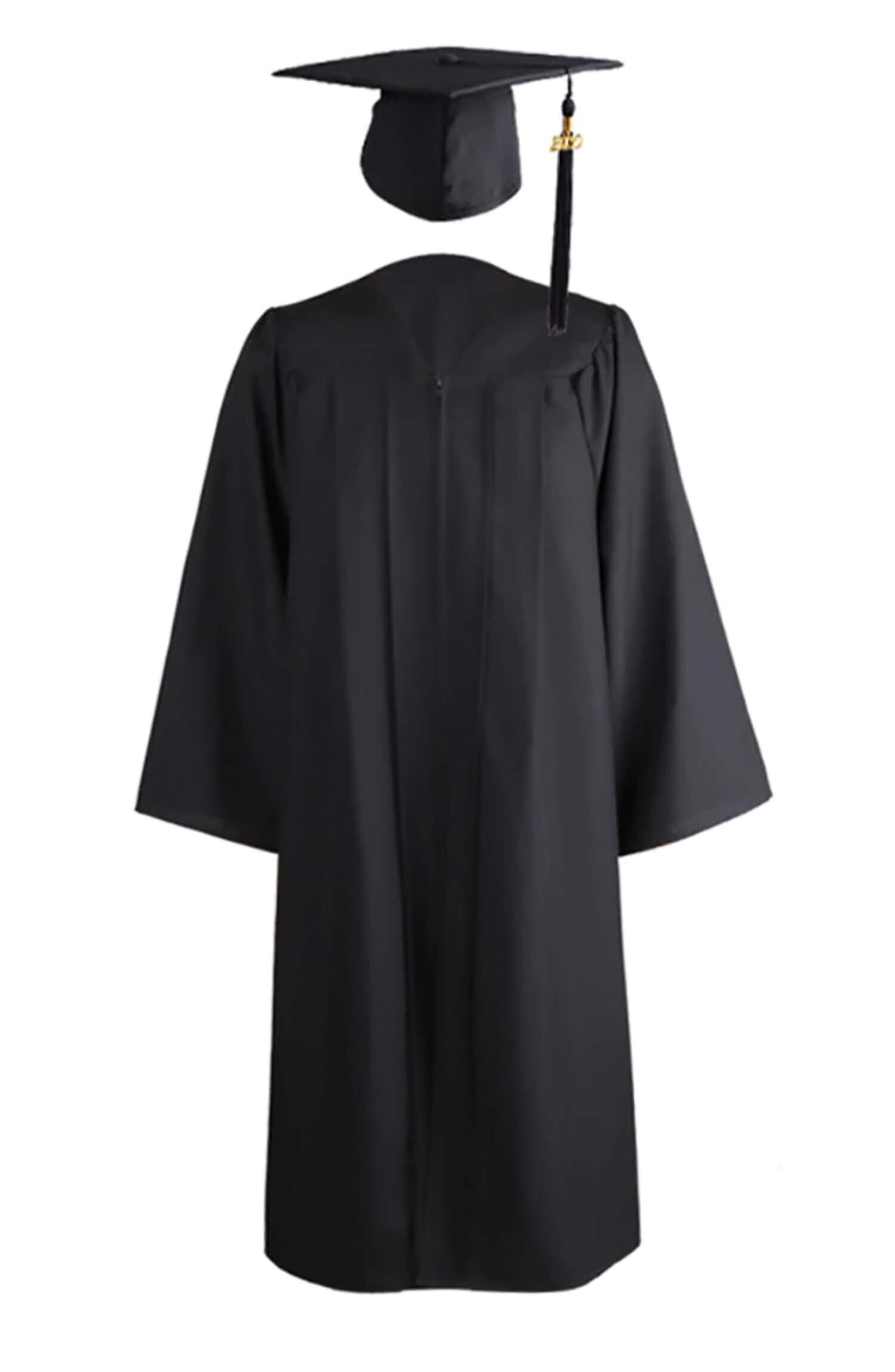 Eco Friendly Graduation Gowns With Mortarboard Hat And Tassel Zip