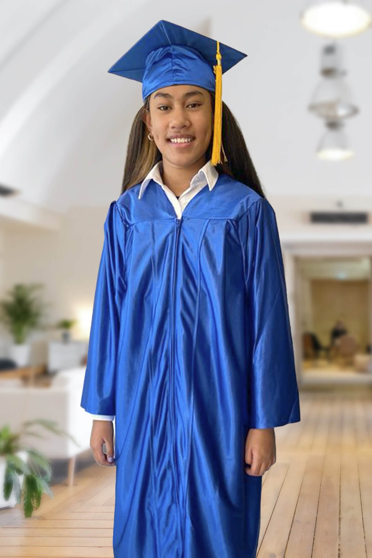 Graduation Gown with Mortarboard & Tassel Package, Zip Front, Matte -  Primary School - 26 to 50 qty Bulk Order — Graduations Now
