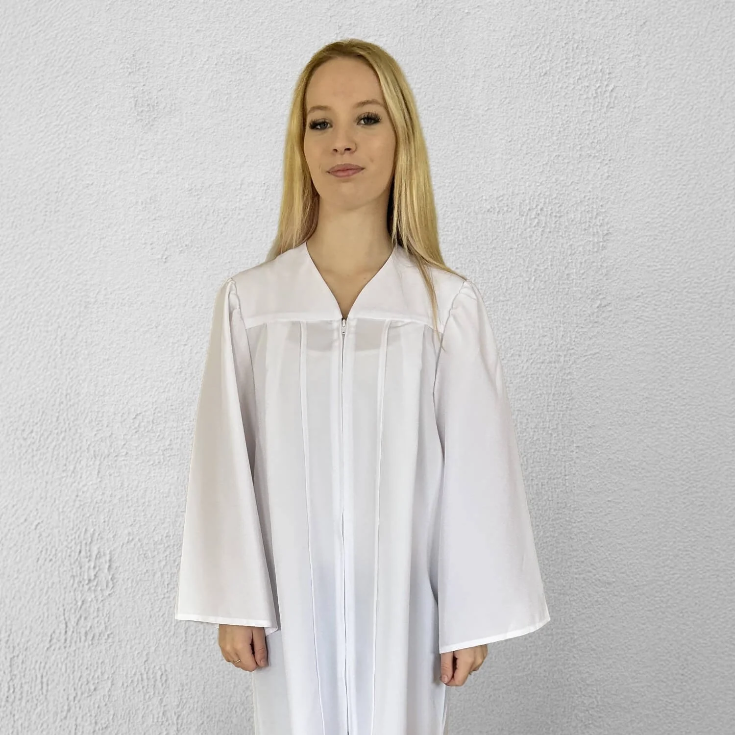 Zip Front Gown P-12 Senior Matte White.jpg