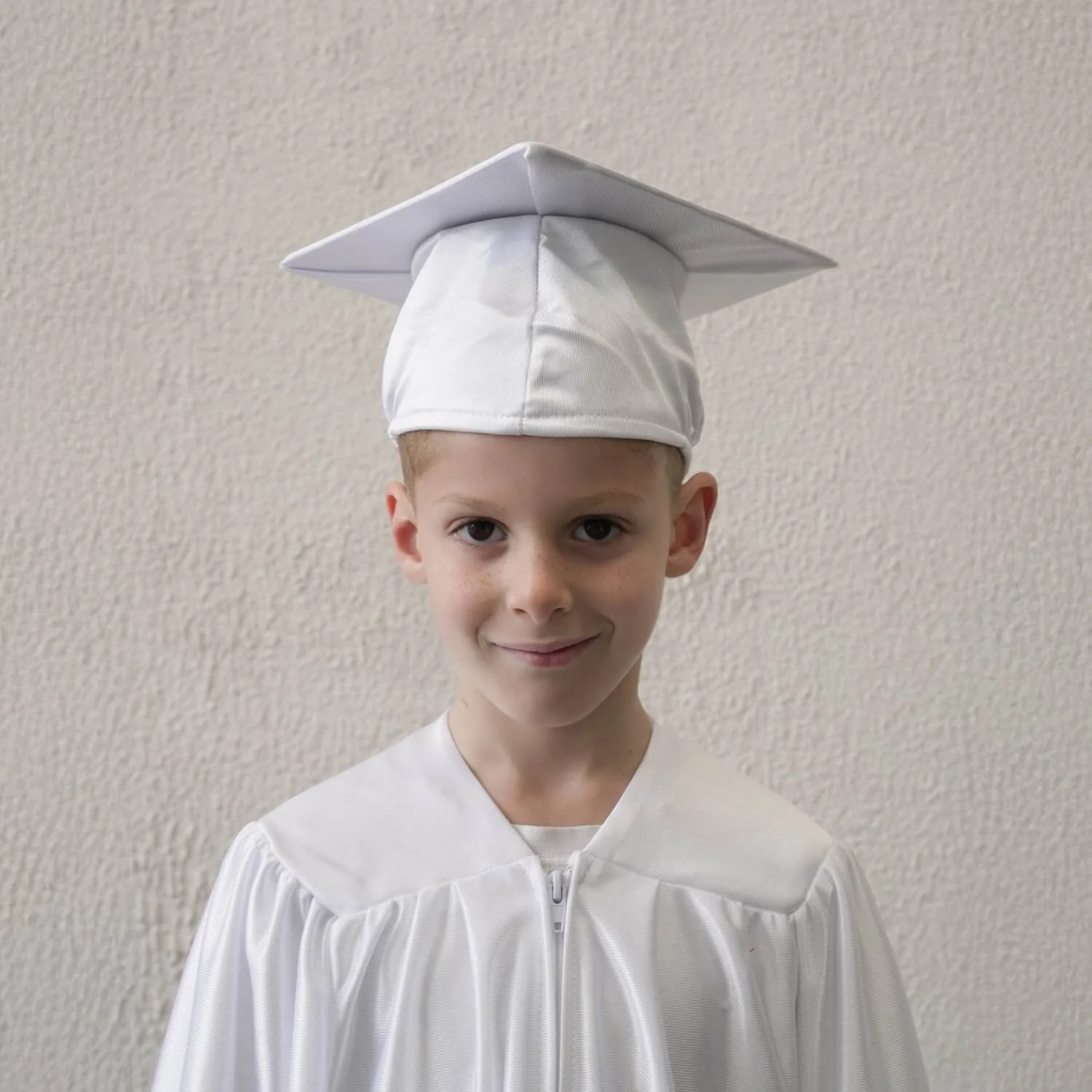 Graduations Now Mortarboard Hat : Cap High Lustre White.jpg