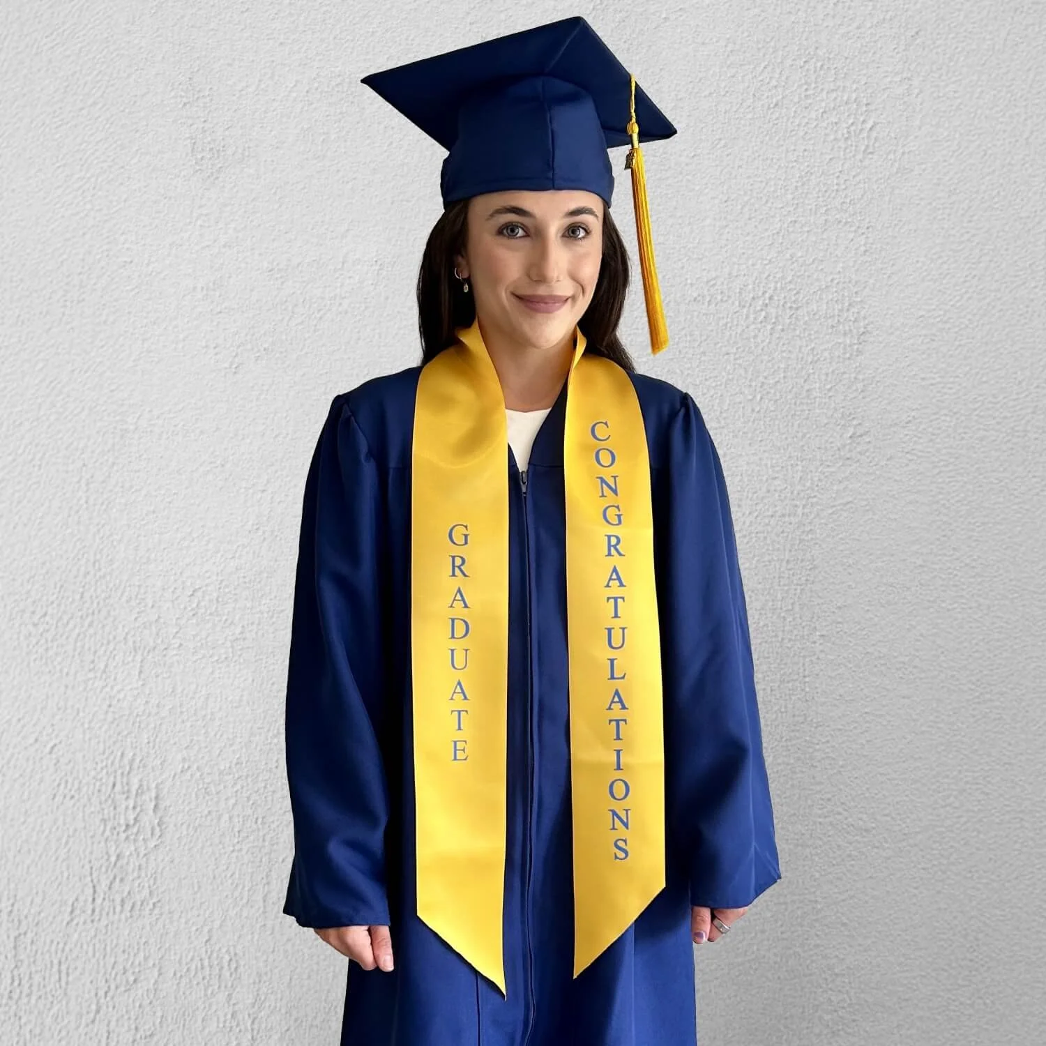Graduations Now Zip Front Matte Gown and Sash Set P-12 Senior Sash 1.jpg