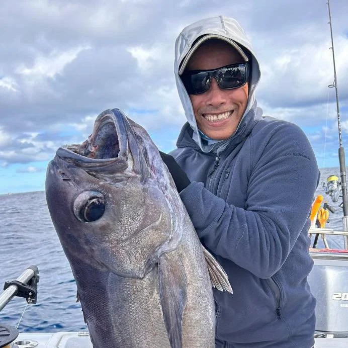 Sydney Angler Sonny with deep water Blue eye.