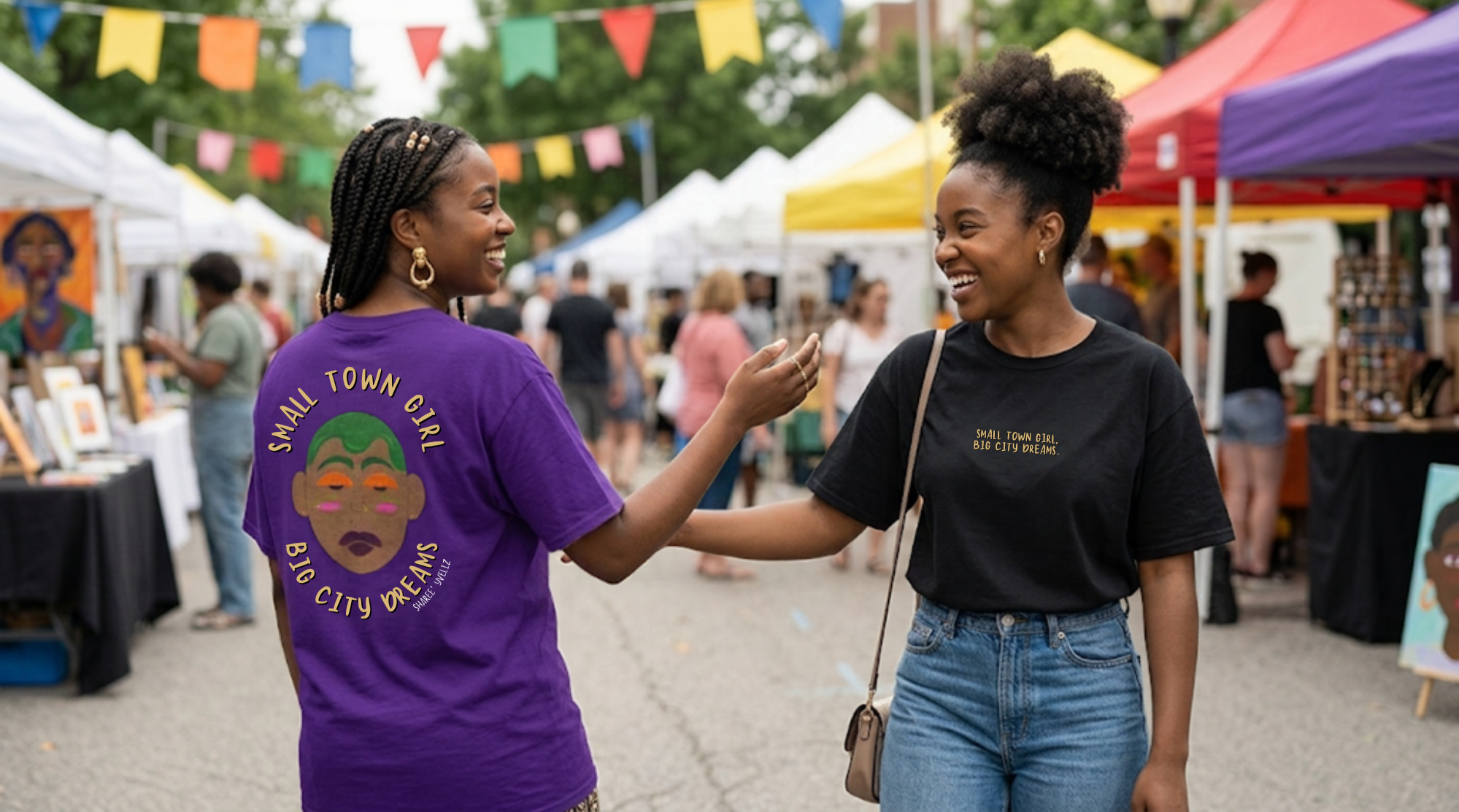 Small Town Girl Big City Dreams Tee