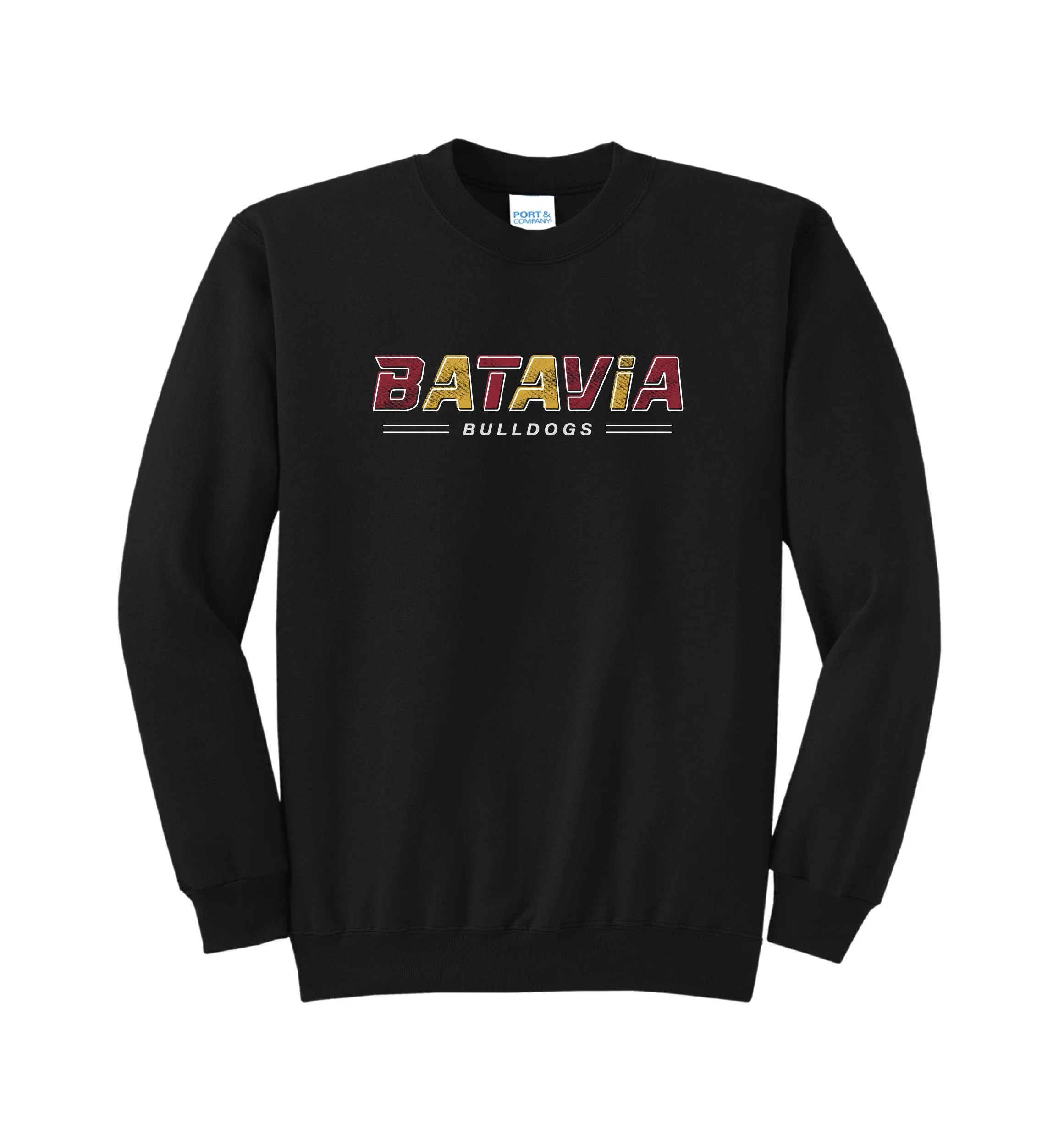 Batavia Bulldogs // Stitch & Ink // Core Fleece Crewneck Sweatshirt // Unisex