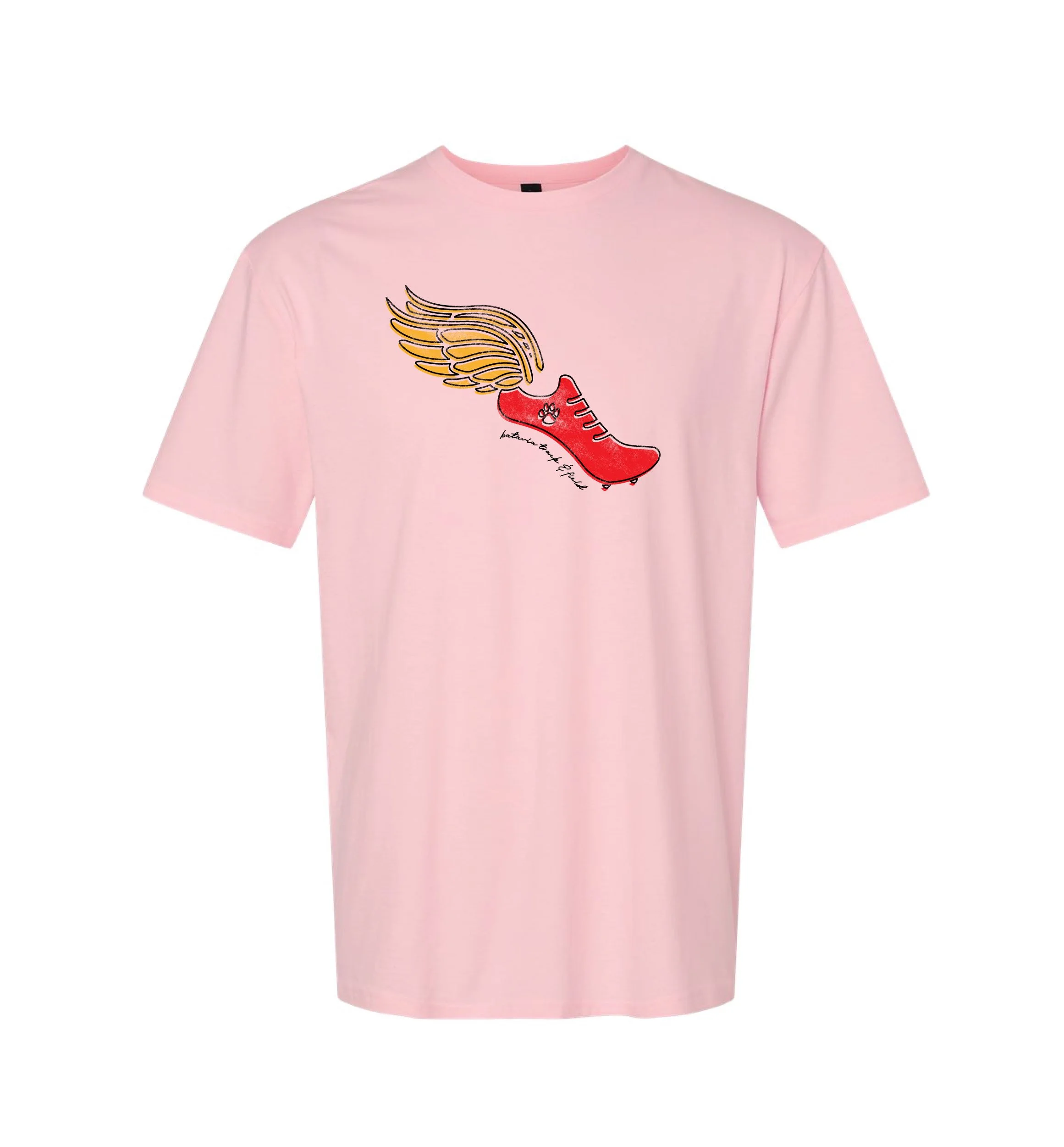 The Art of Track: Gildan Softstyle Cotton T-Shirt // Unisex // Light Pink