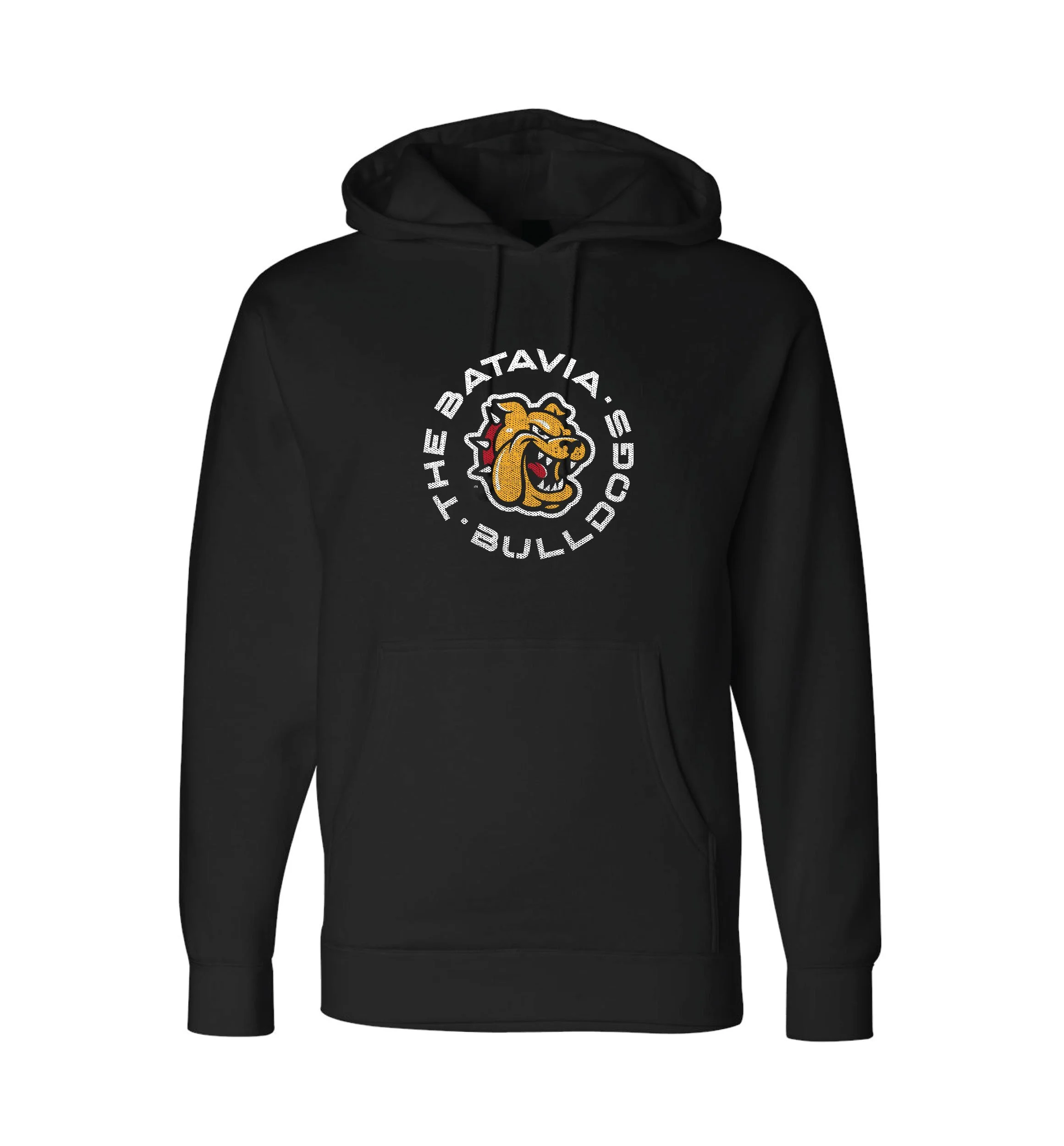 Bulldog Grit: Midweight Hooded Sweatshirt // Unisex