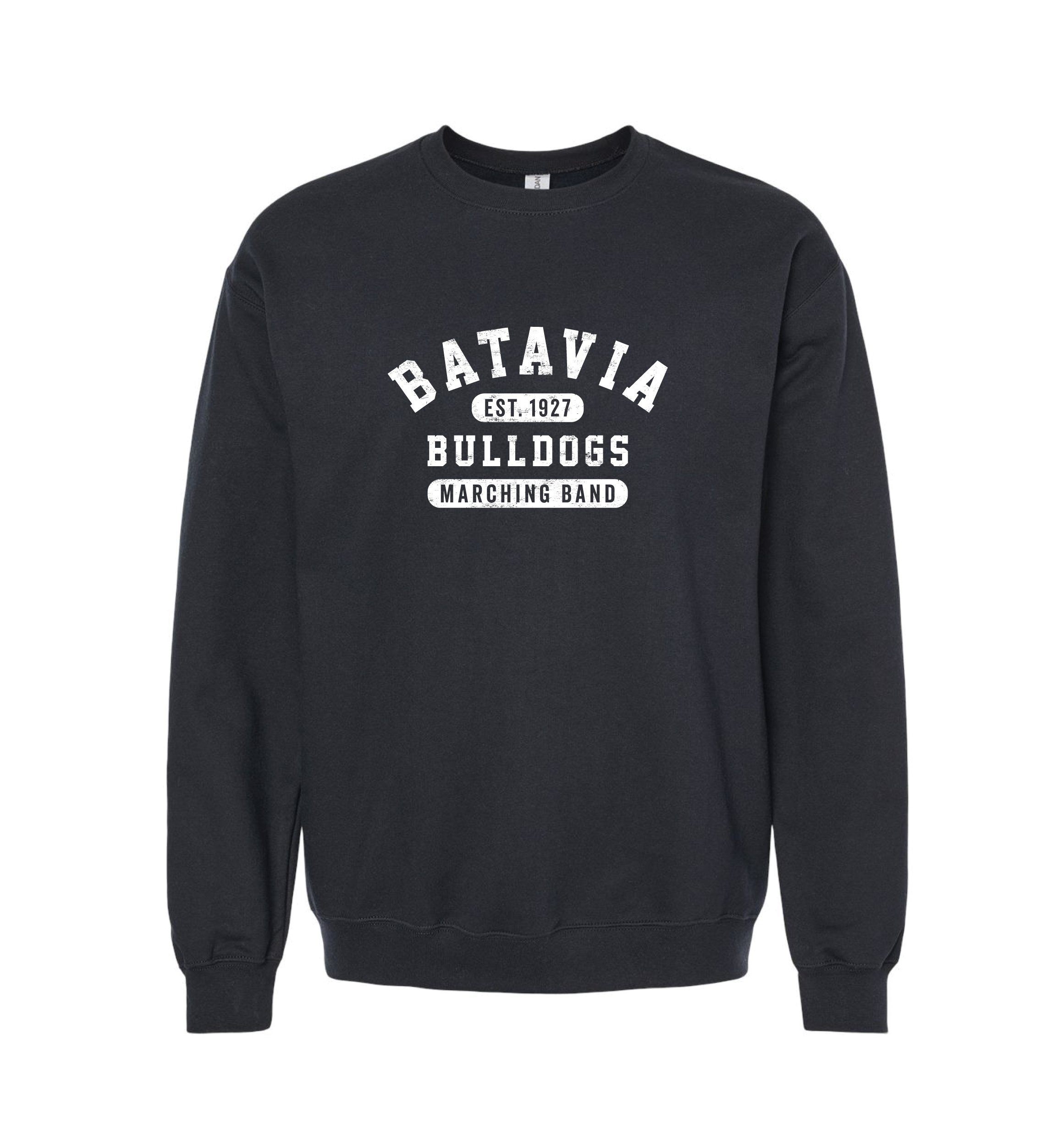 BataviaMarchingBand_1927_GildanCrewSweatshirt_Black_1.jpg