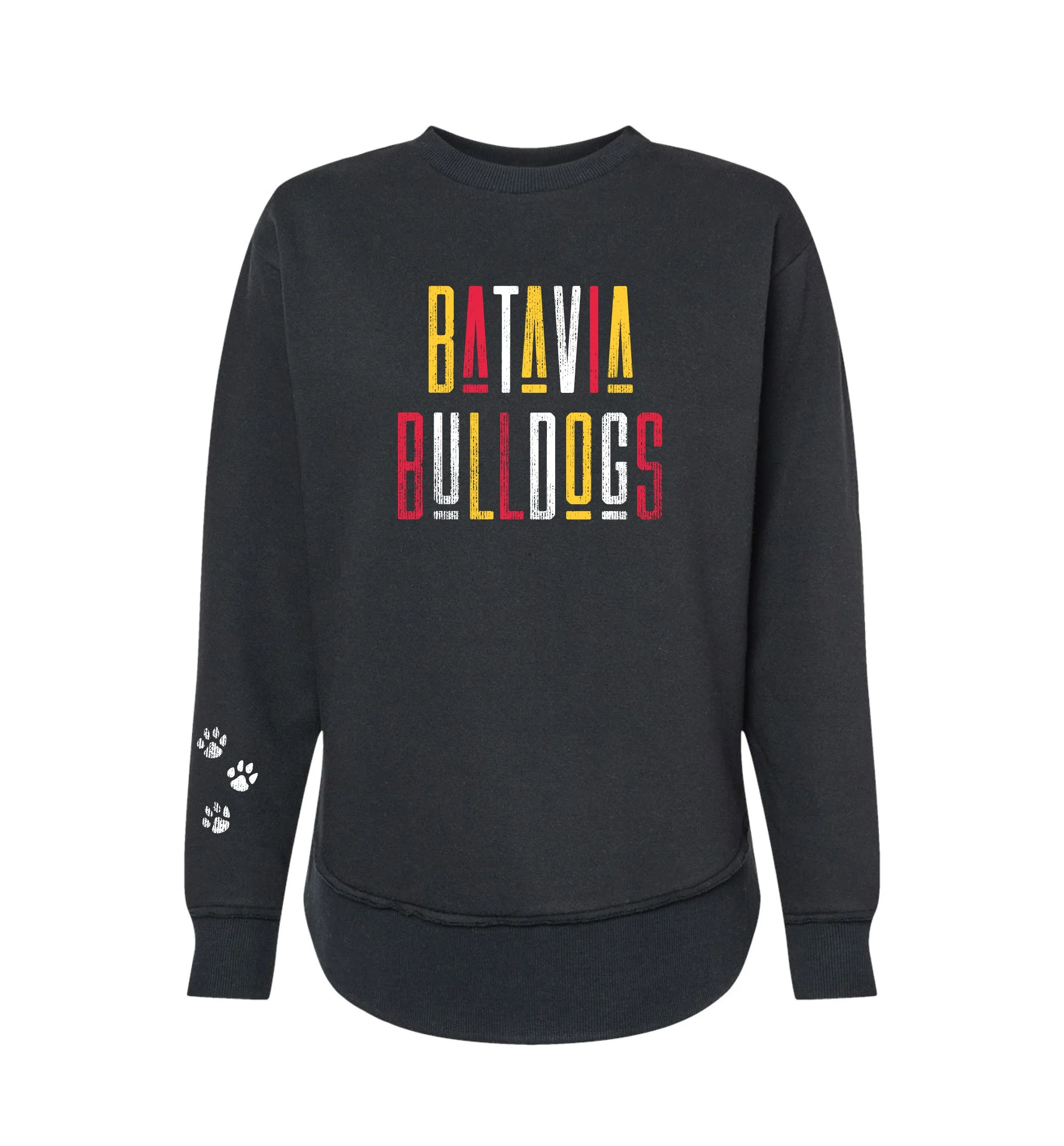Industrial Bulldogs: Batavia Bulldogs: Women's Weekend Fleece Sweatshirt