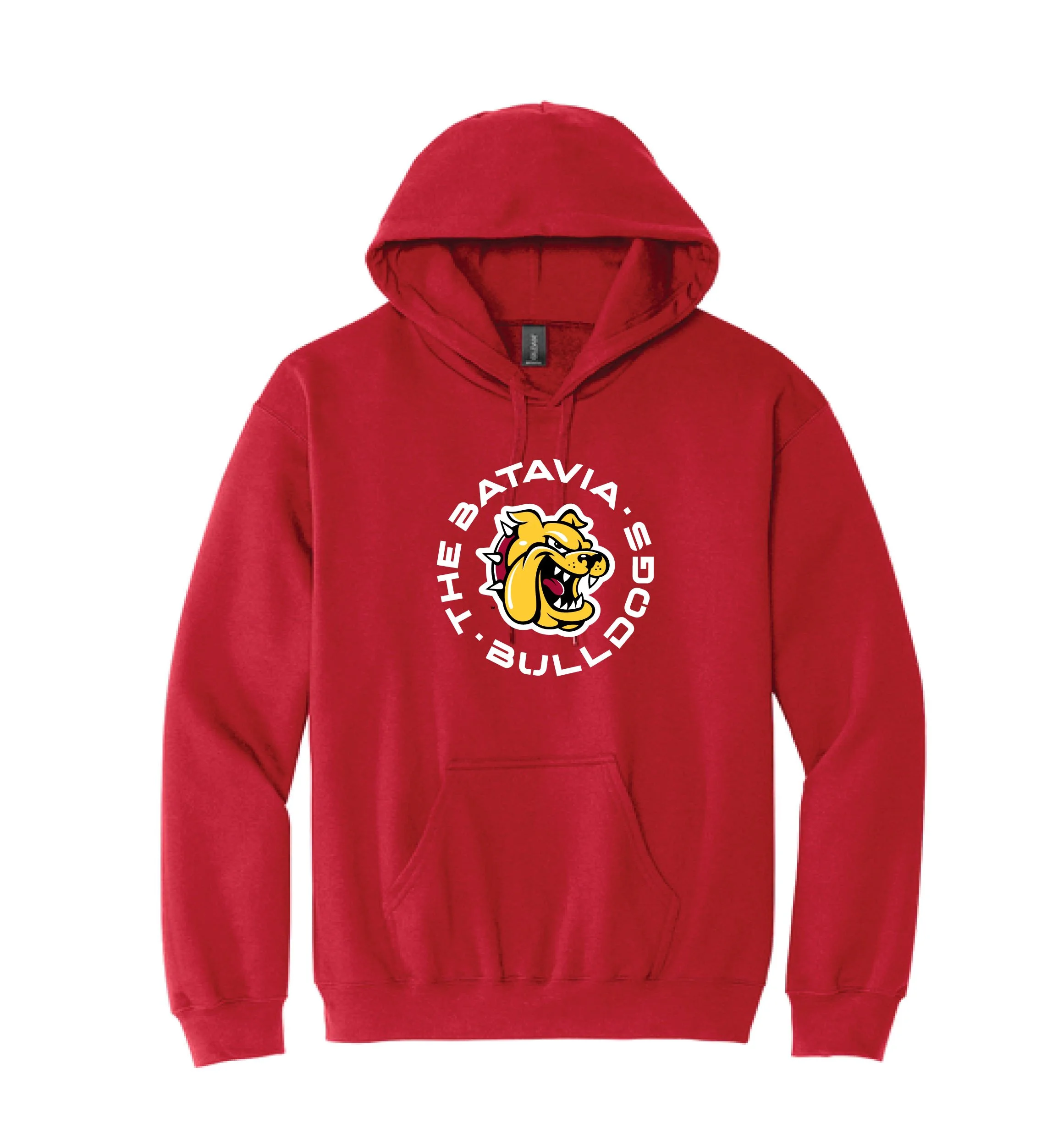 Batavia Bulldog Rally: Gildan SoftStyle Midweight Hooded Sweatshirt // Unisex