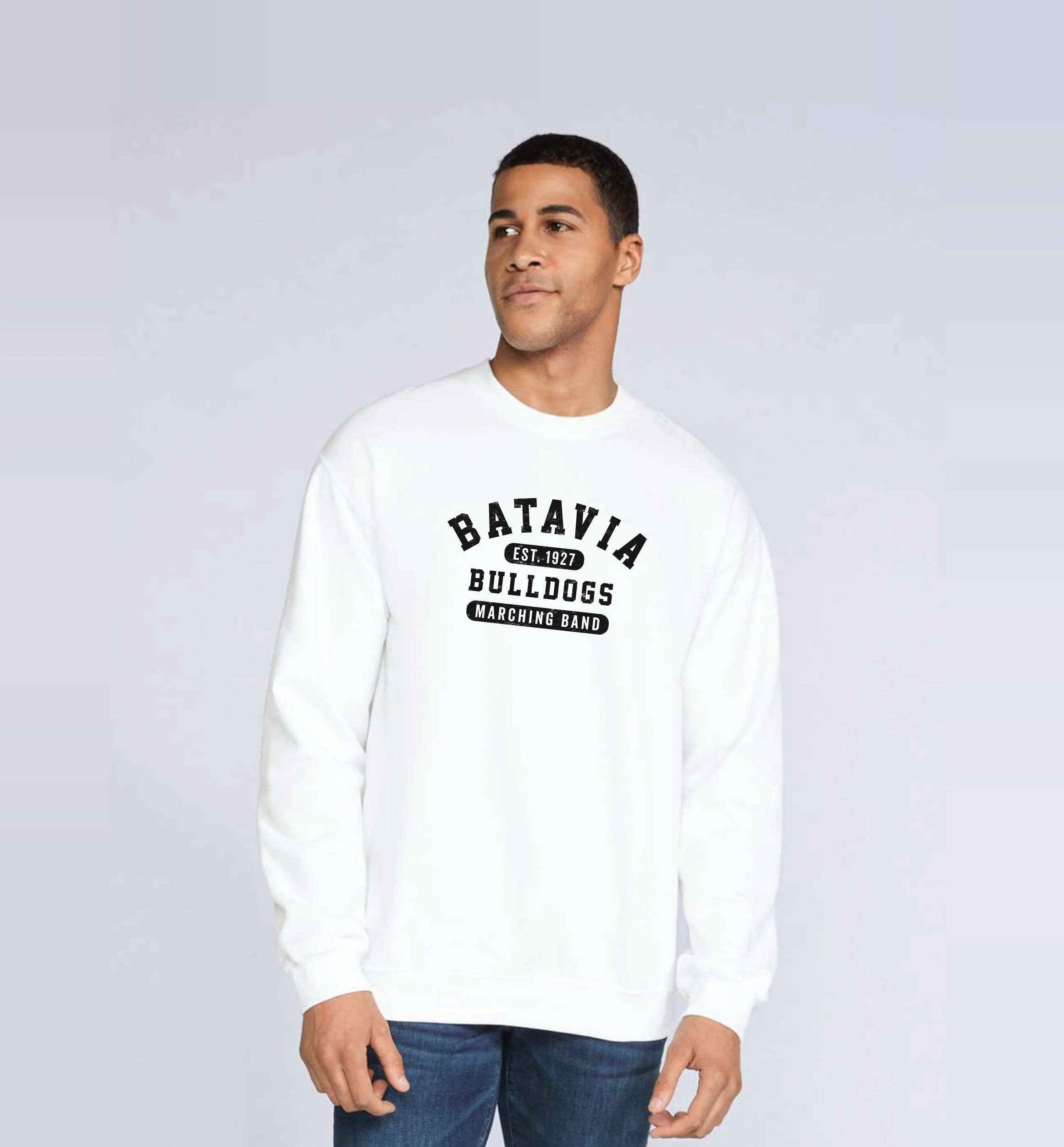 BataviaMarchingBand_1927_GildanCrewSweatshirt_White_2.jpg