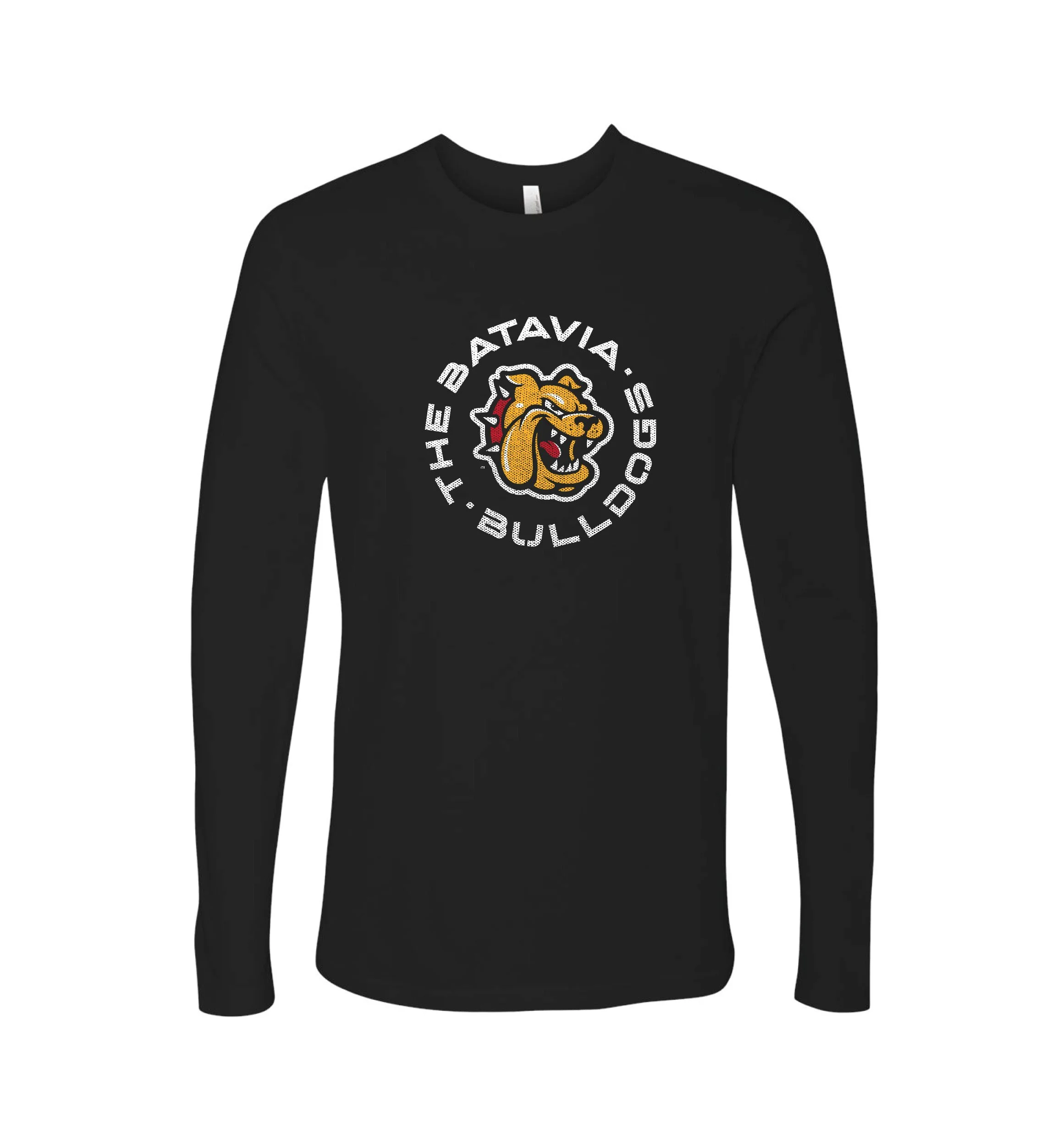 Bulldog Grit: Next Level Cotton Long Sleeve Tee // Unisex