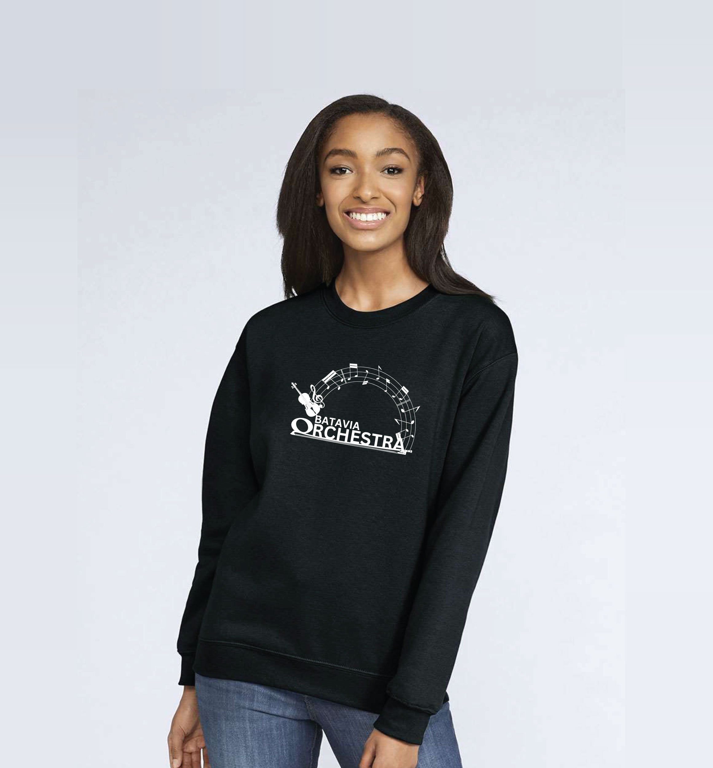 BataviaOrchestra_GildanSS_Sweatshirt_Black_1.jpg