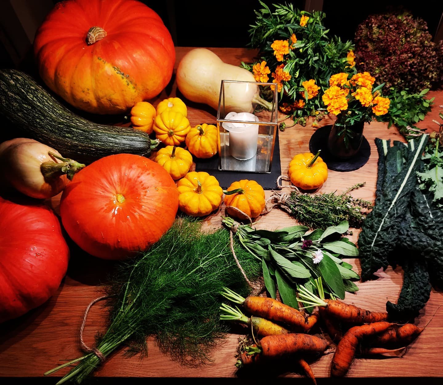 Happy Autumn Equinox everyone!

We are celebrating with this wonderful harvest table

#harvest #autumnequinox #vegetablegardening #permaculturegarden  #growyourown