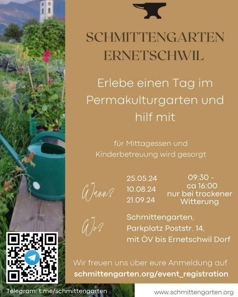 Friends of @schmittengarten, come and join in for a day. See what we are up to in the garden and have fun with the whole family while getting your hands muddy 😁 

#communitygardening #permaculture #growyourown #gartenarbeit #permakulture