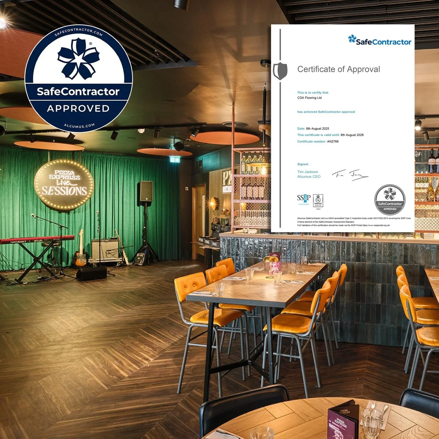 We're pleased to announce that we are Alcumus SafeContractor approved for another year.

The accreditation demonstrates our dedication to maintaining high standards in health &amp; safety, quality and sustainability in everything that we do.

Well do