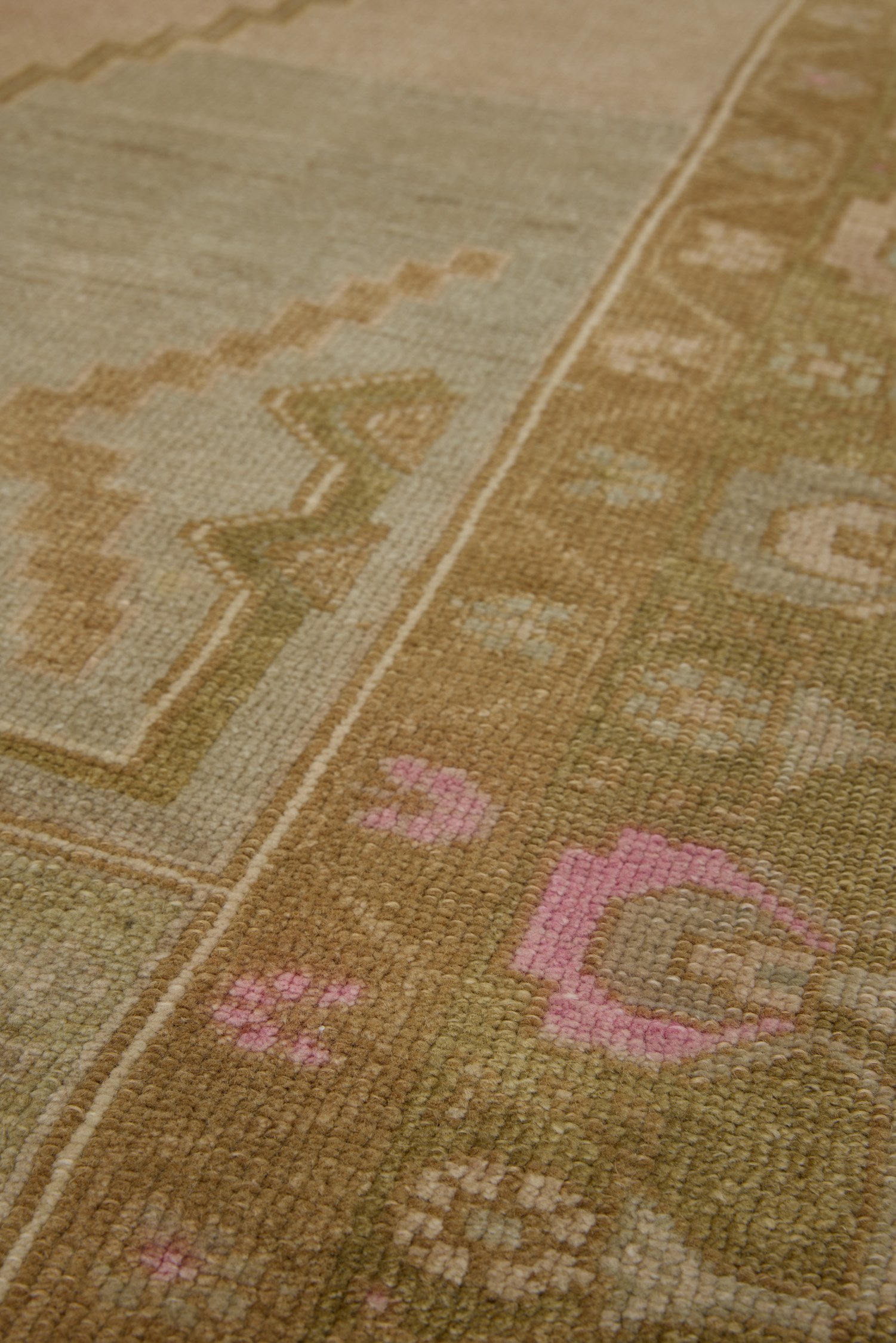 Close up detail of geometric corner elements