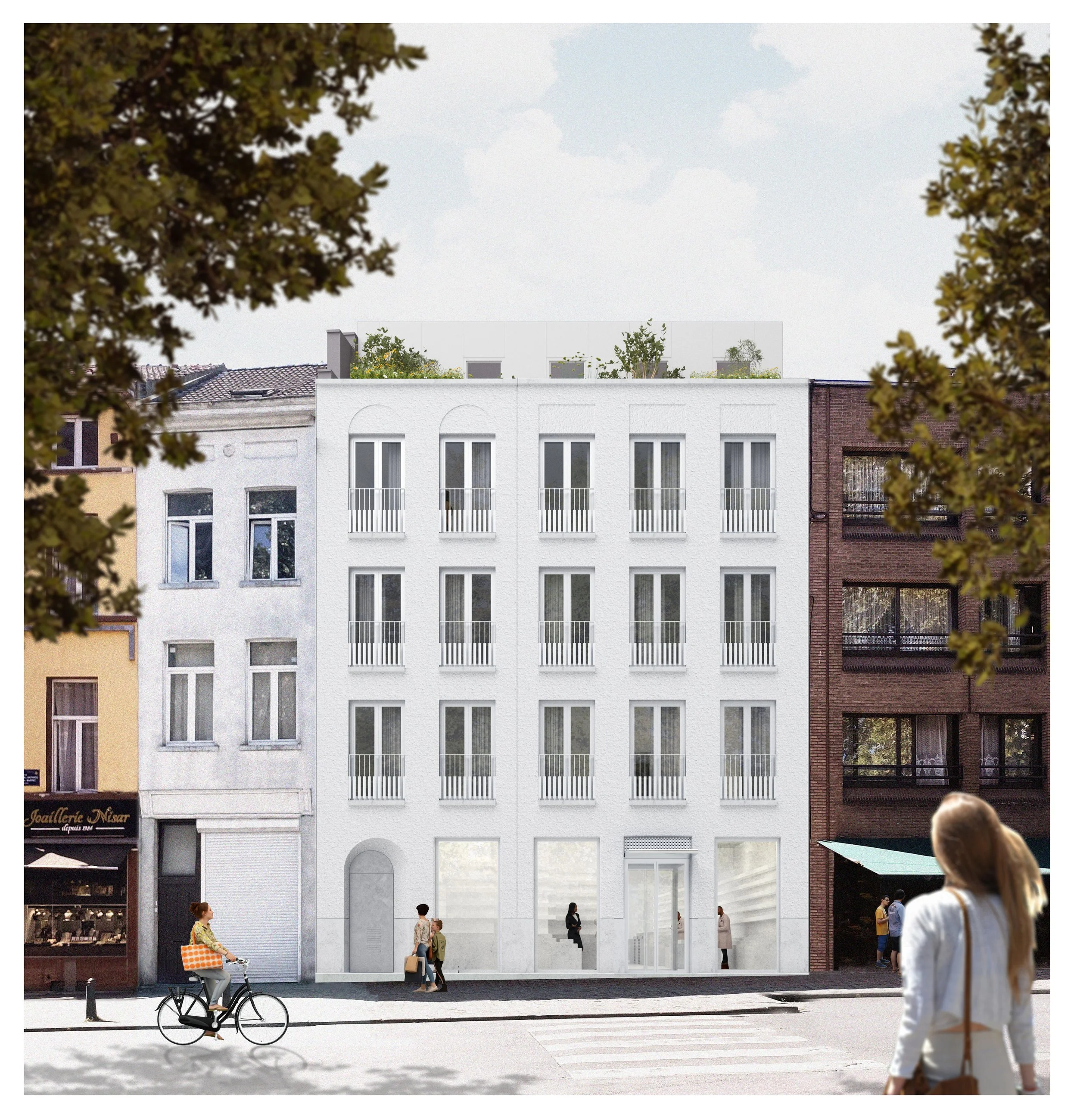 Architecte Bruxelles rénovation construction appartements maison Ixelles Saint-Gilles Uccle