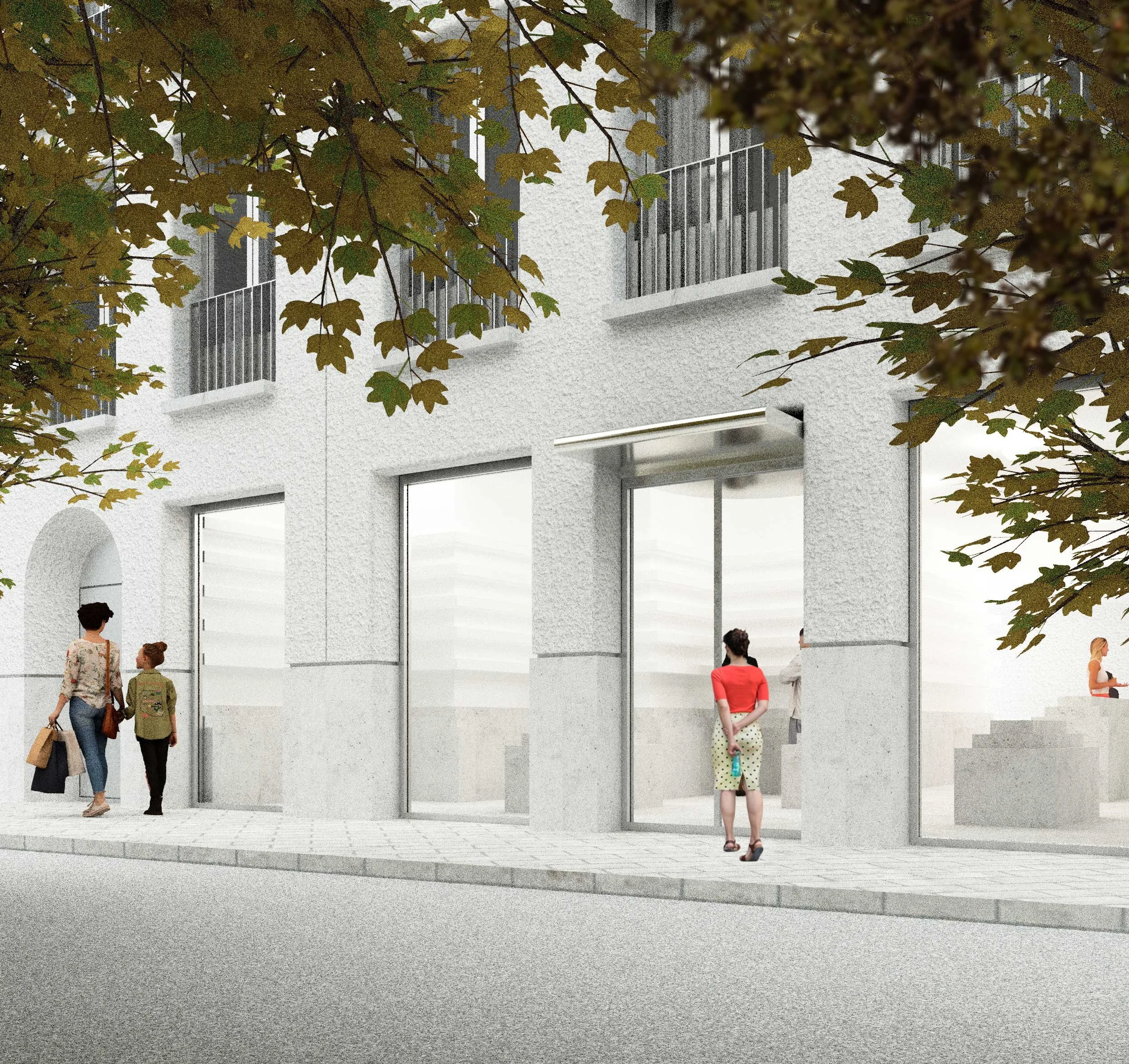 Construction d'un immeuble de logements pour promoteurs à Bruxelles par estate estate architectes