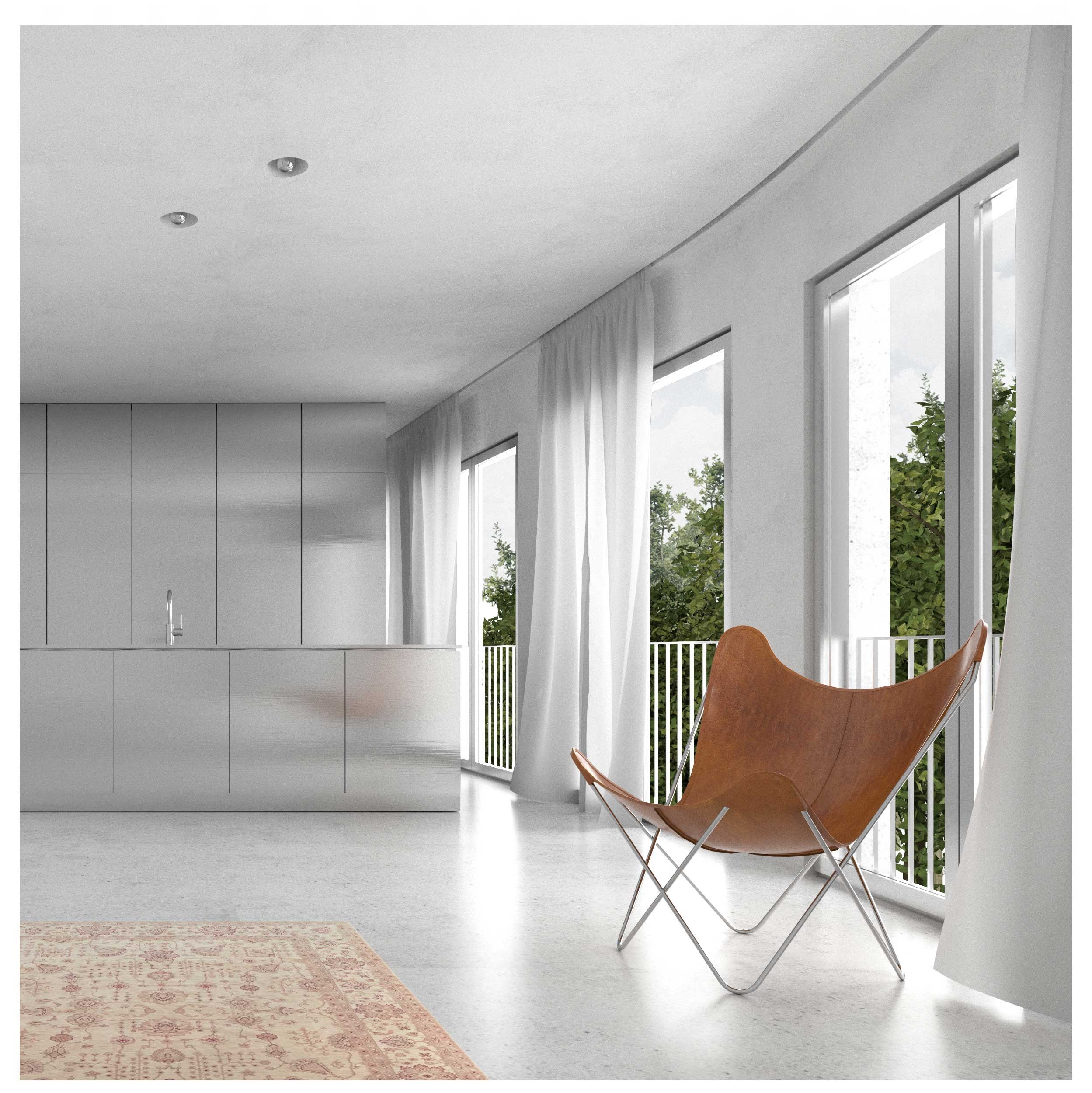 Construction d'un immeuble de logements pour promoteur à Bruxelles par estate estate architectes