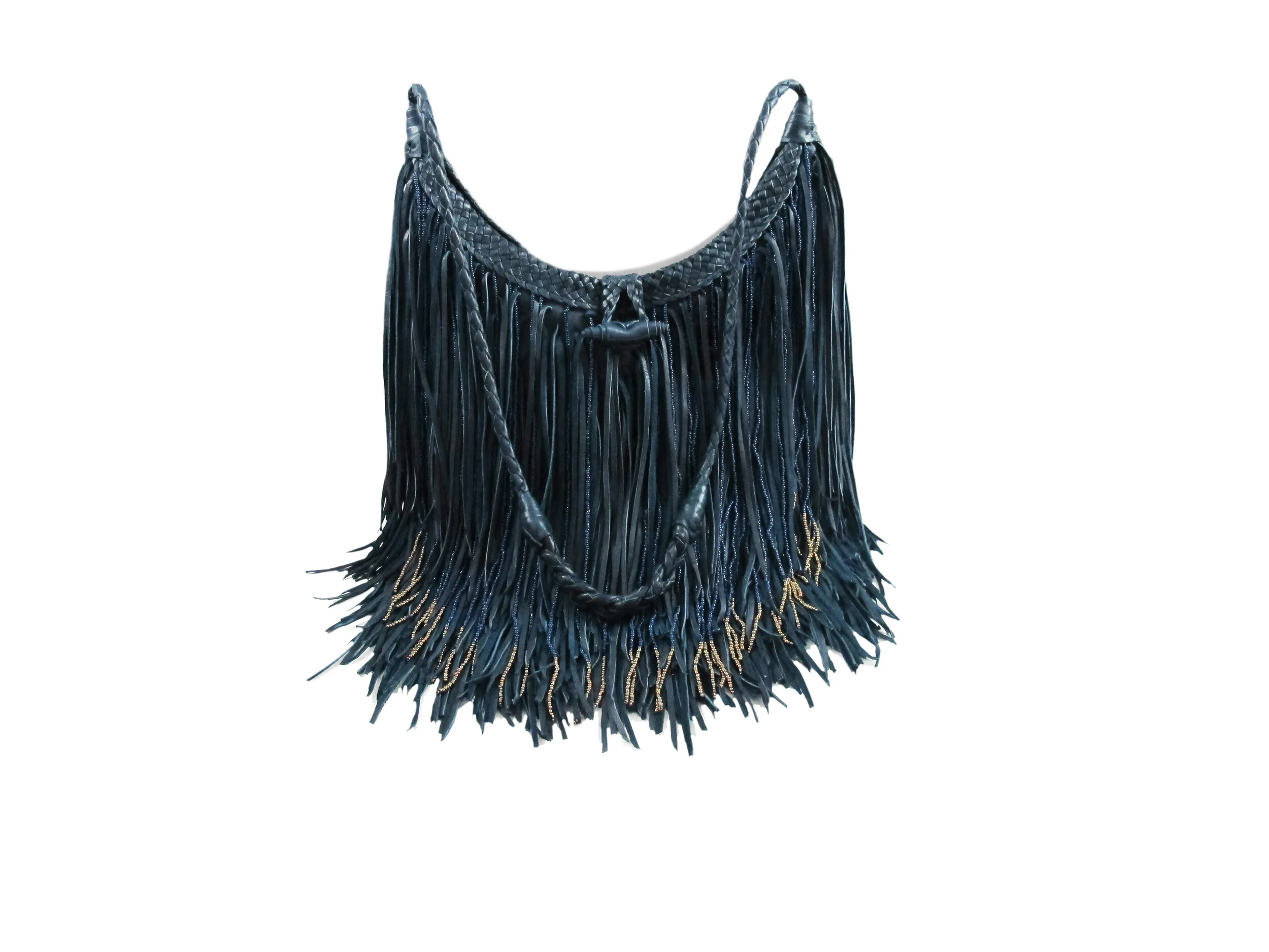 【新品未使用】en shalla エンシャーラ フリンジバッグ ポシェット Ensbag 1000 — enshalla