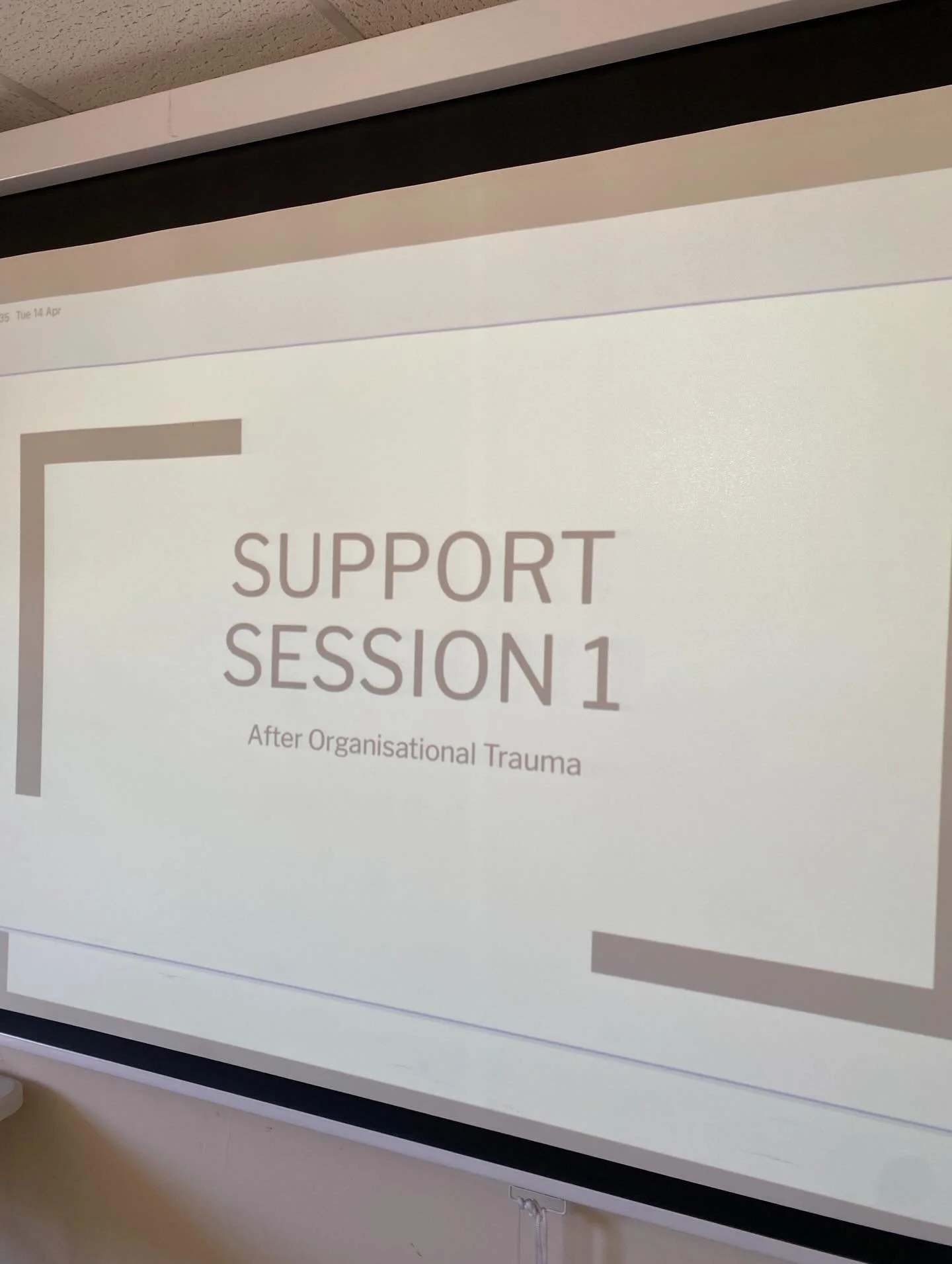 Very happy to be back at @openroadcolchester today for the first session of two for staff on working through organisational trauma. We explored how the organisation, alive and intelligent, responds to stress and distress in similar ways to an individ