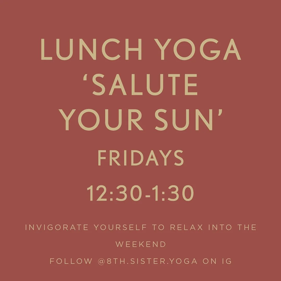 &bull;
Join me for a lunch time class for a somatic based vinyasa style yoga.
&bull;
#vinyasaflow
#parasympatheticnervoussystem
#8thsisteryoga
#northlondonyoga
#londonyoga
#freeyogaclass
#ouroboros 
#shakti
#yogi
#traumayoga
#yogaforeveryone
#invigor