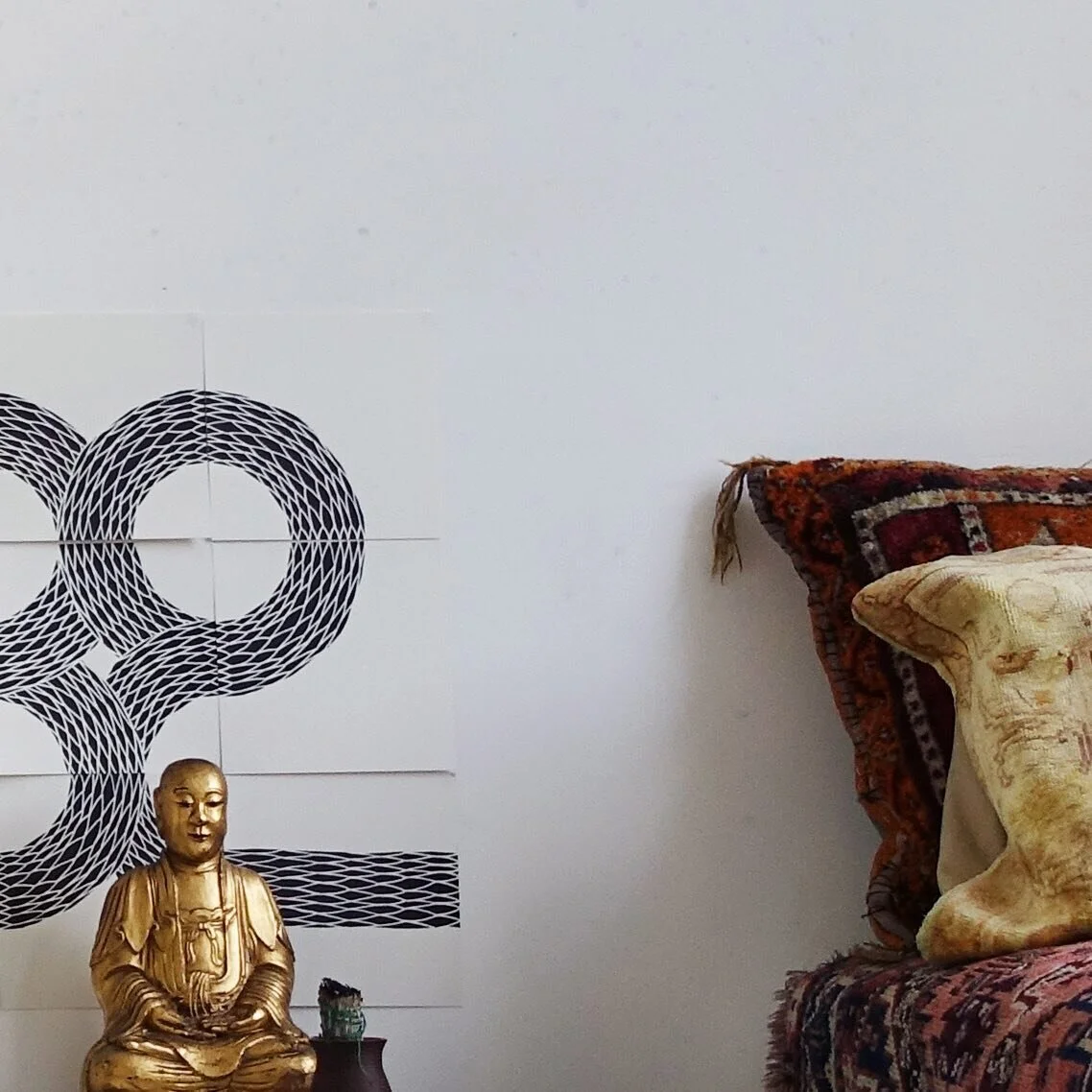 4_9 :

 My parents moved out of their house a few years ago. My mother gave me this golden buddha as she didn&rsquo;t have the space for it in the new place. It was given to her by nuns from our family temple in Hong Kong. My aunt reminds me to give 