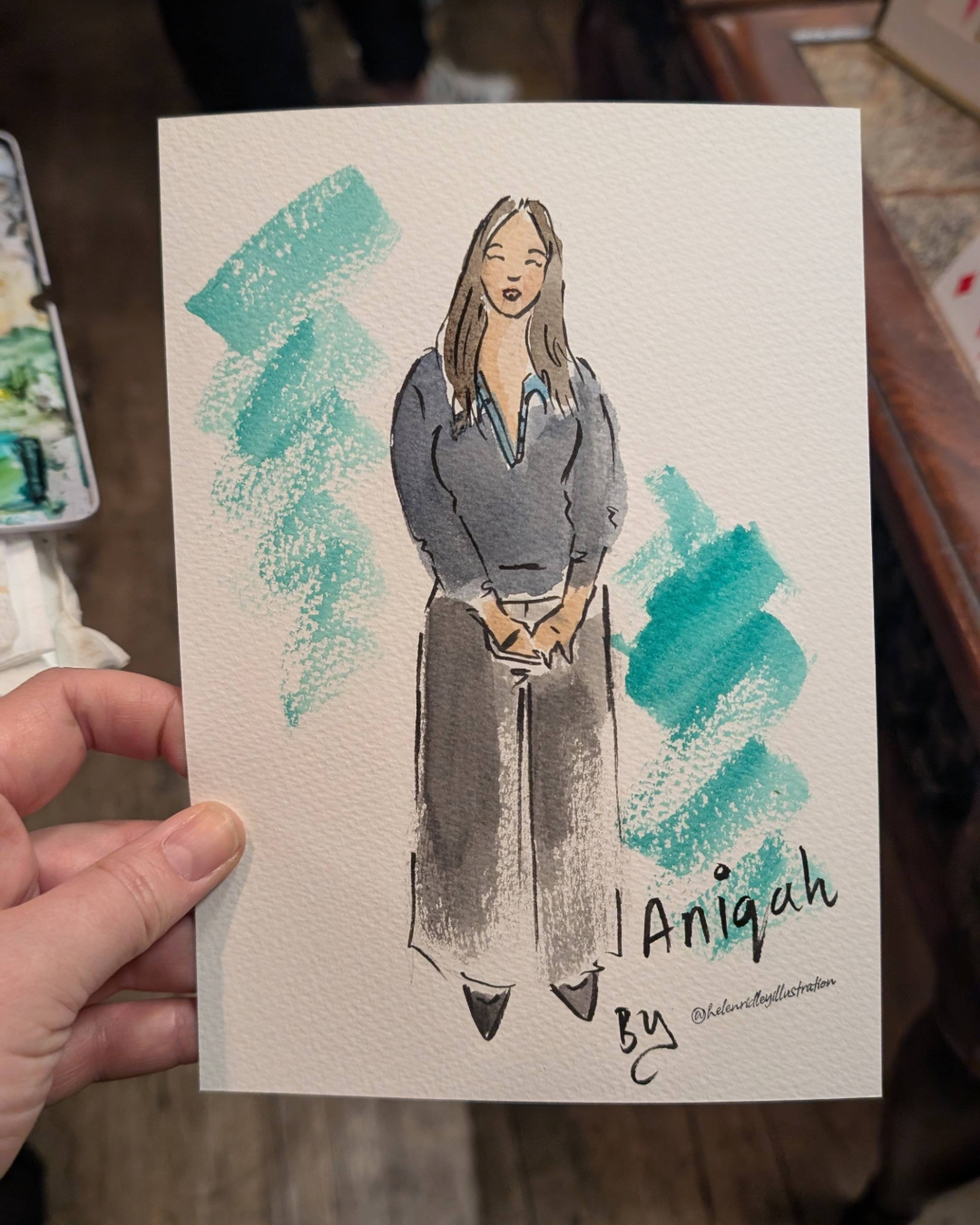 Live Portraits at Corporate Networking Event