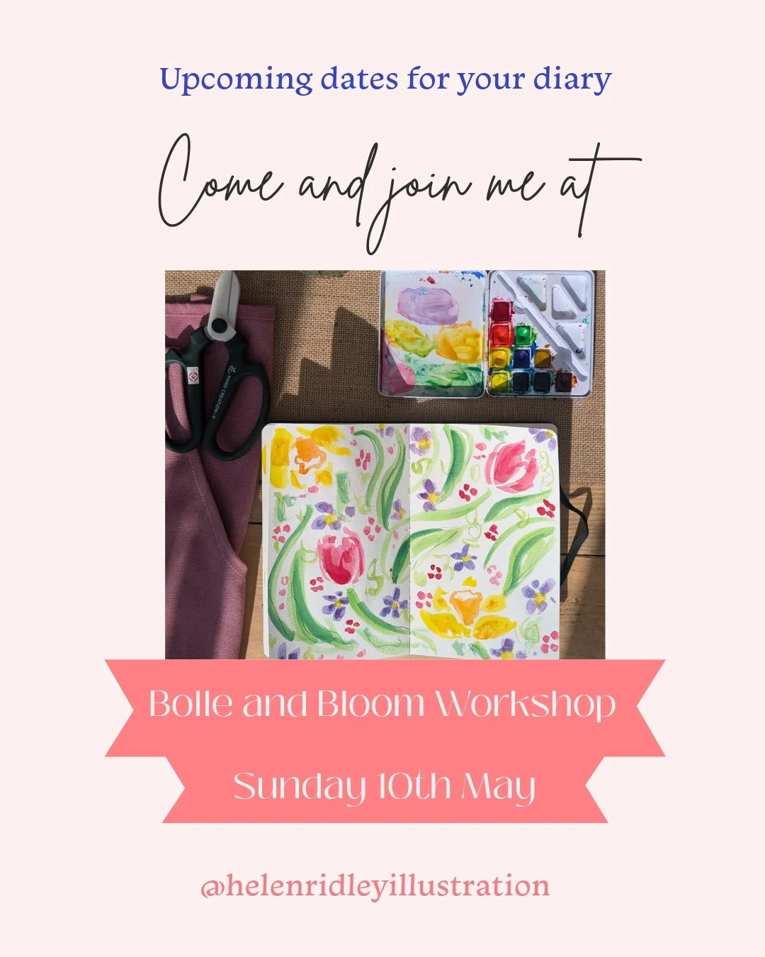 🗓️ Upcoming Dates For Your Diary

The next couple of months are looking very busy, so I'm here to share all my upcoming events and workshops!

🐈&zwj;⬛ 16 April - Live Portraits for Chic Cats Book Launch @maisonassouline
🌸 19 April - Spring Florals