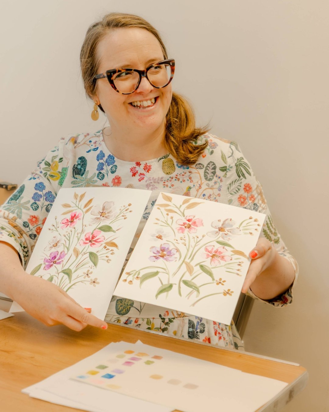 🌸 This week I'm excited to be hosting another Florals in Watercolour Workshop @johnlewis_peterjones to celebrate #chelsesainbloom!

🌹 I'll be teaching a beginner friendly workshop to paint flowers in a loose and expressive style, using a simple col