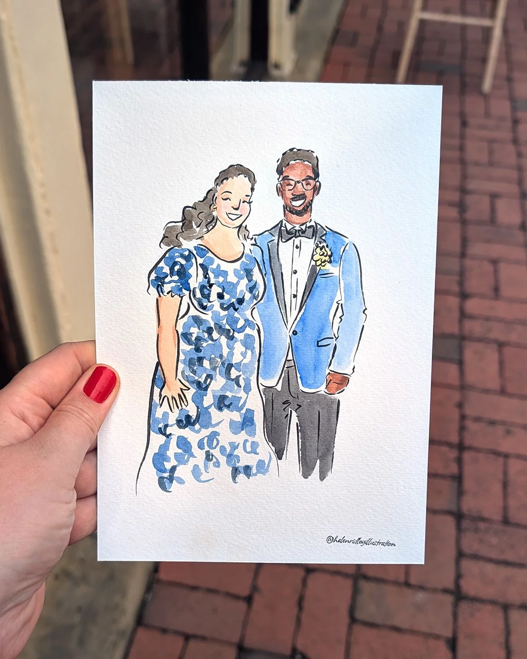Helen Ridley Illustration_Wedding Guest Portraits_7.jpg