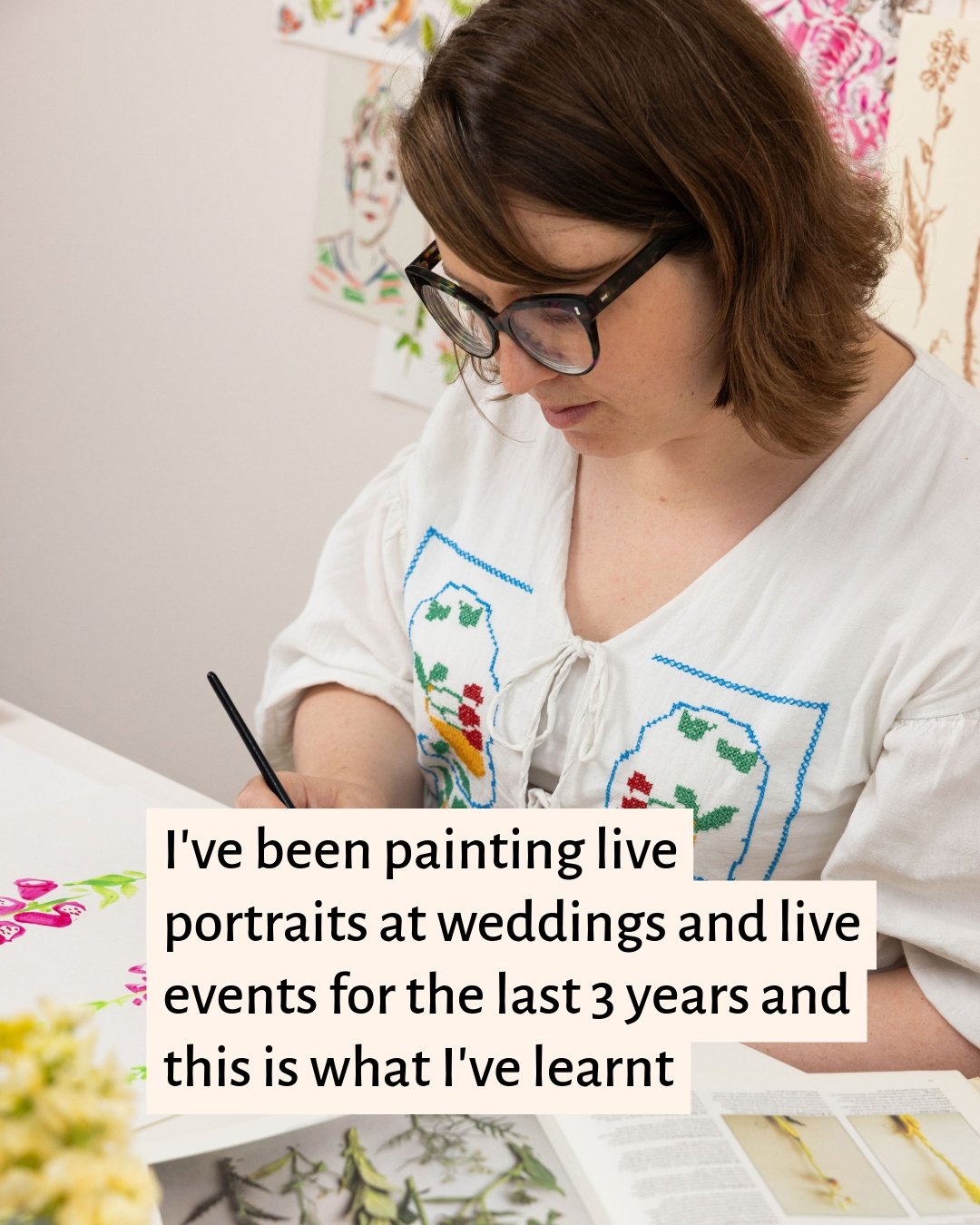 A few of the things I've learnt along the way, working as a live portrait artist...

If you'd like to book me for your event or wedding, just get in touch with me via http://helenridley.com
-
-
-
Photos by @fayehedgesphoto @tender_photographs @rxcros