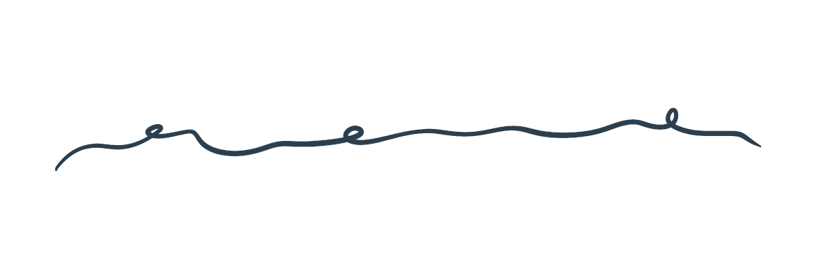 Black decorative squiggle