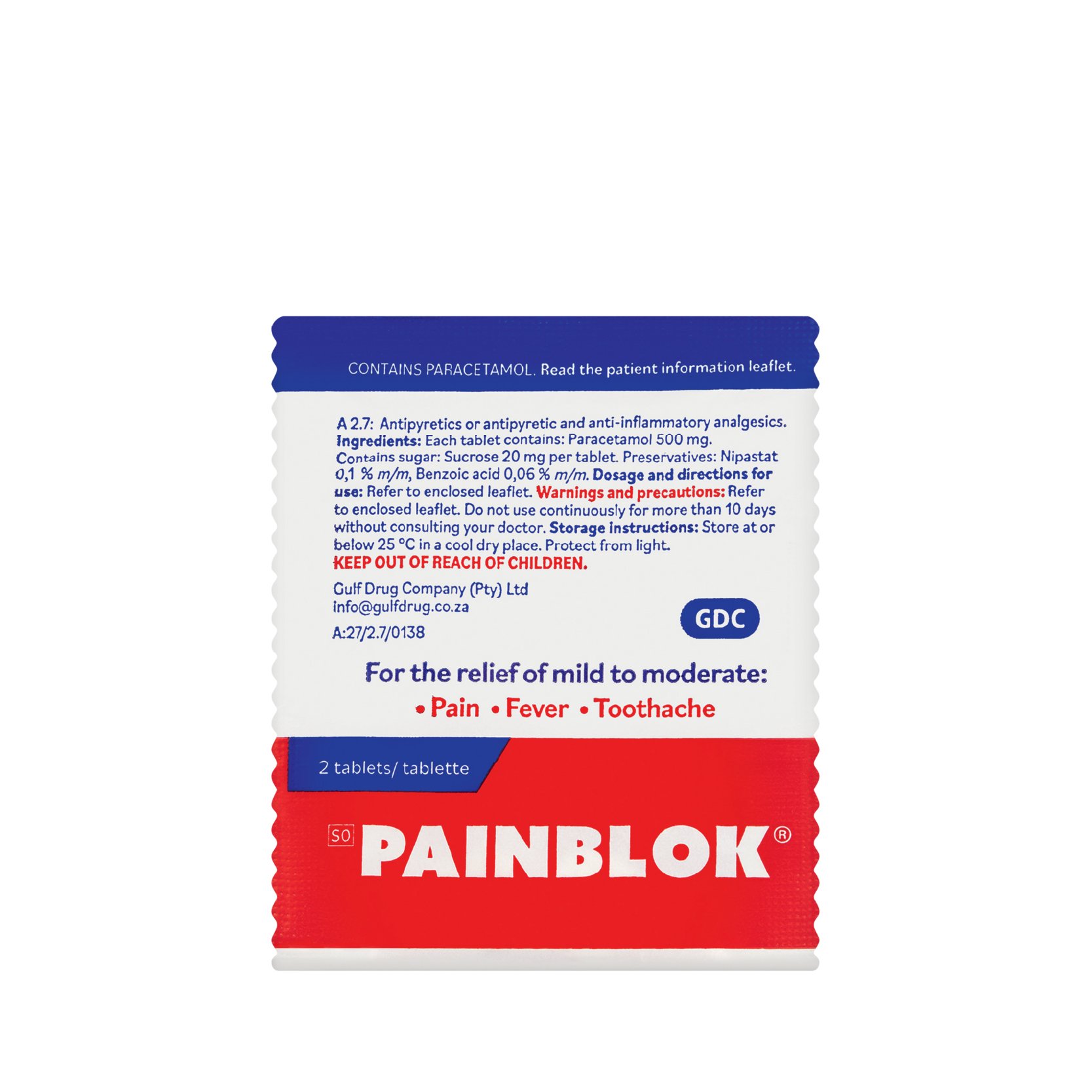 Painblok Tablets 2s