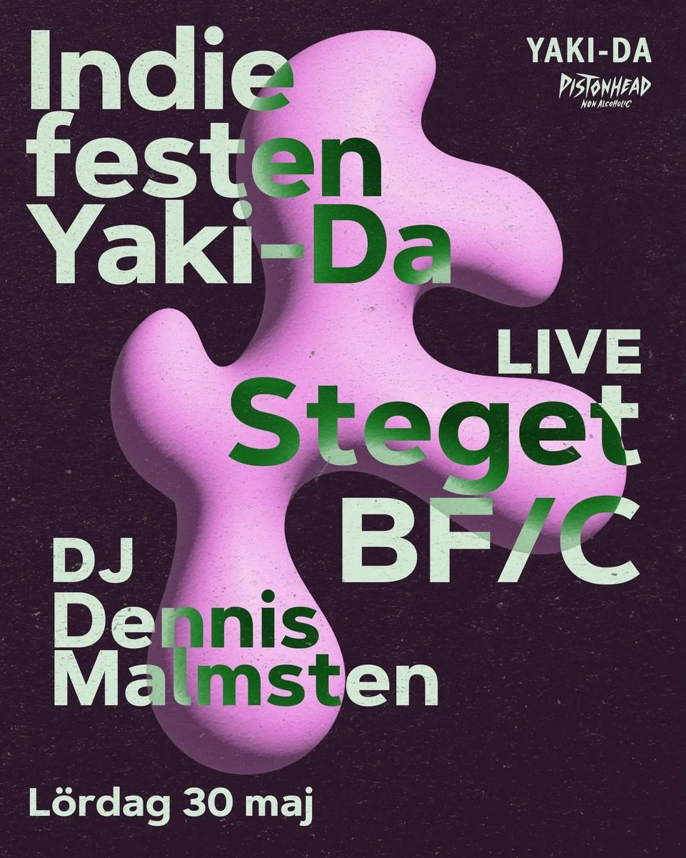 INDIEFESTEN firar 10 nedslag och &auml;r efter ett helt-okej-l&aring;ngt uppeh&aring;ll tillbaka.

Den h&auml;r g&aring;ngen bjuder vi in till en kv&auml;ll i k&auml;nslans, popens och k&auml;rlekens tecken, med Steget och BF/C p&aring; scen.

EARLY 
