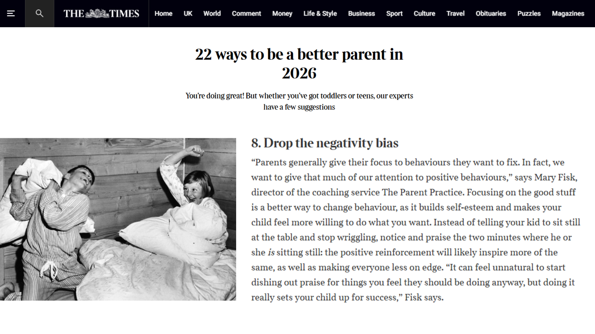 22 ways to be a better parent in 2026