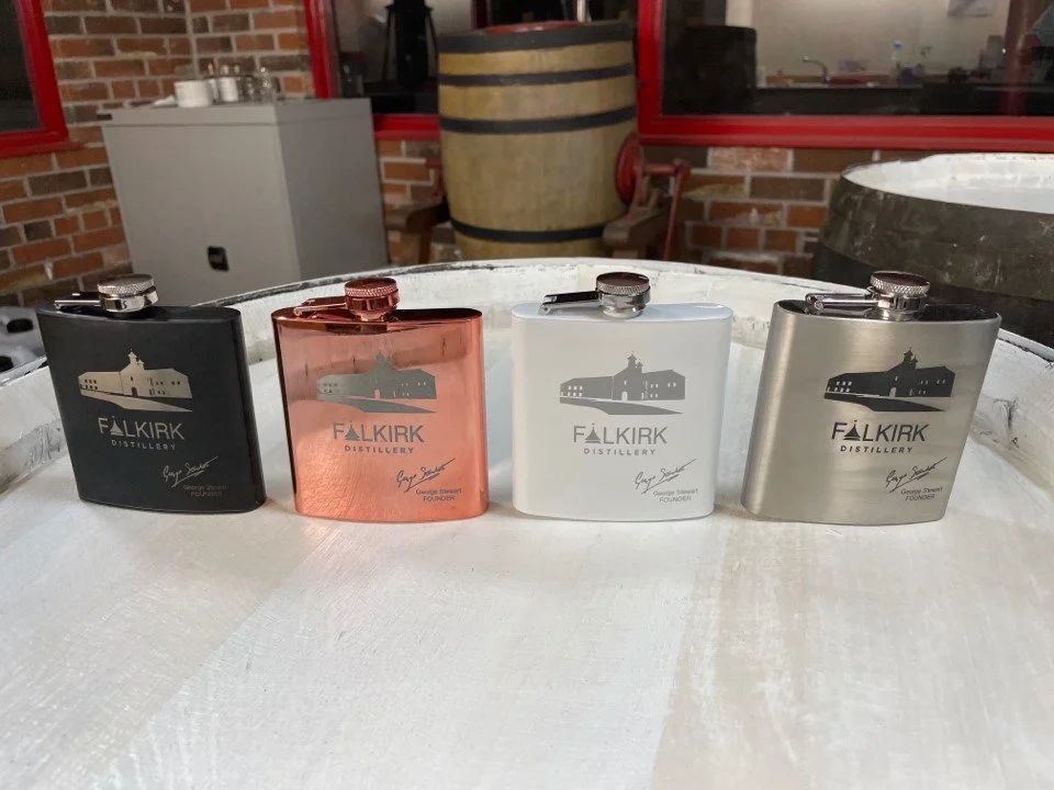 6 oz Stainless Steel Hip Flask (Optional Personalisation)